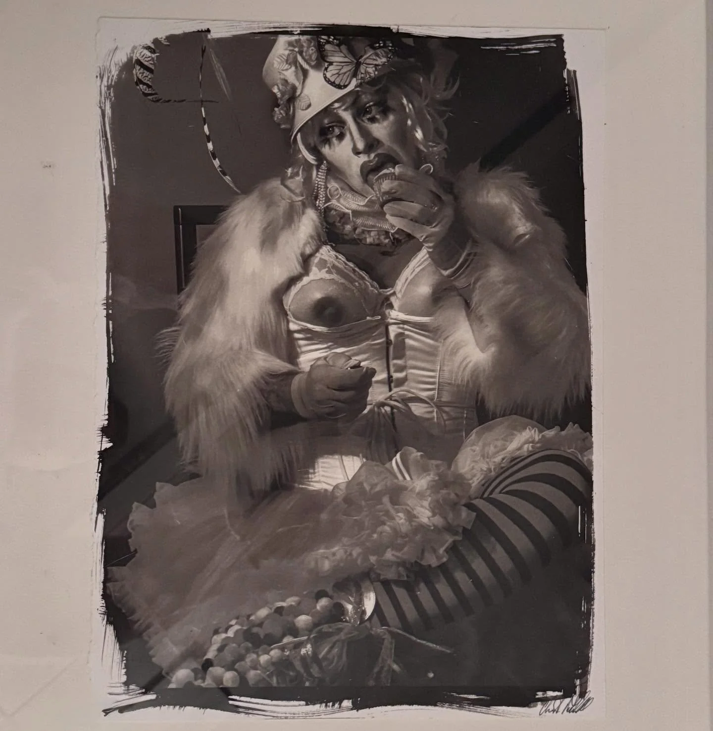 Palladium print #clown #burlesque #drag