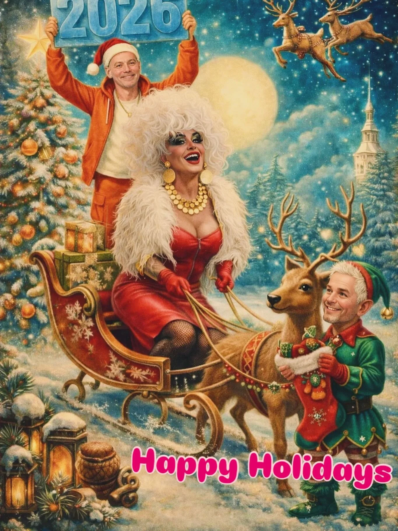 Happy Holidays! 💋👠🎅🏼🤶😘😘