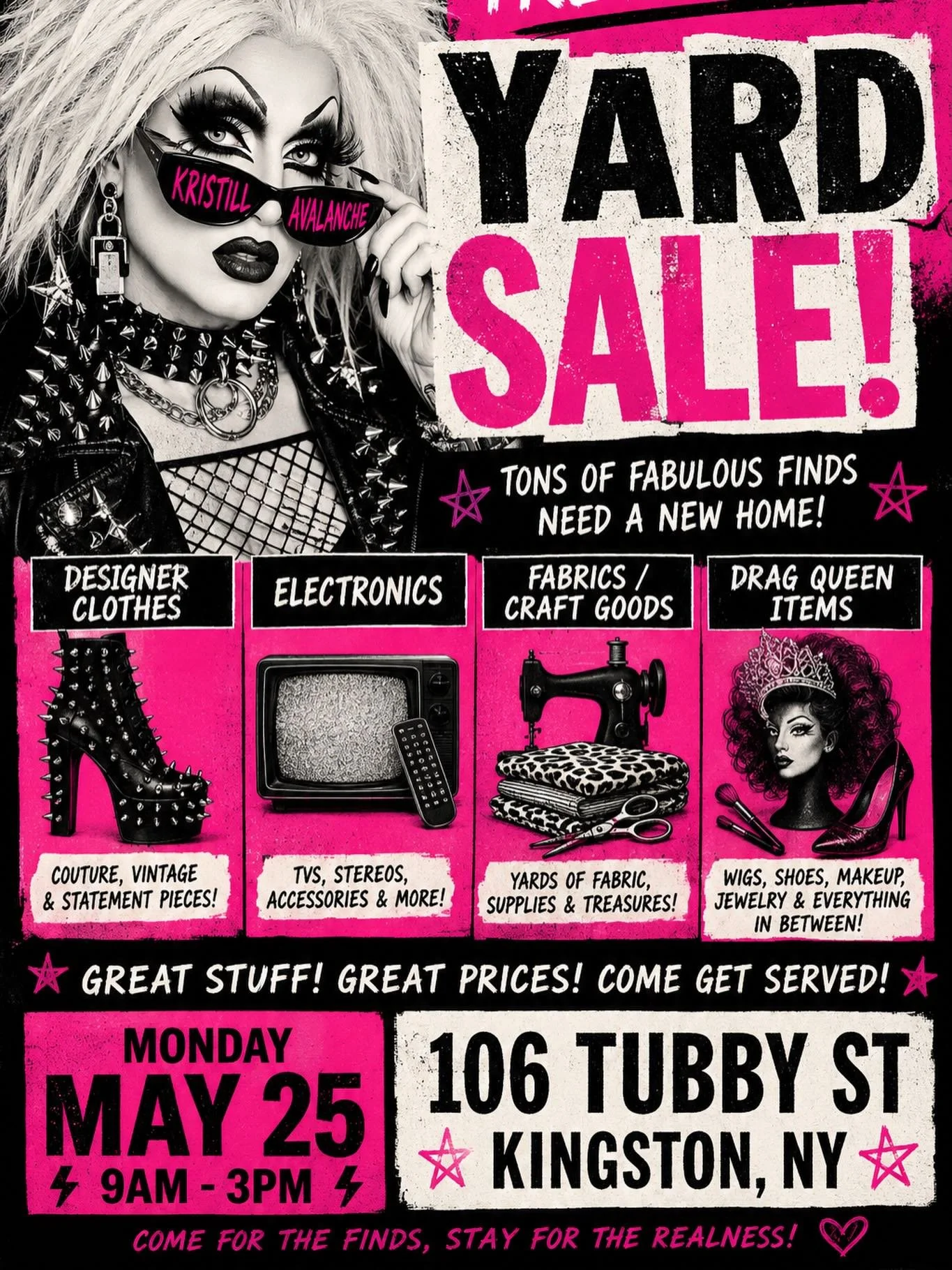 #yardsale #junksale #kingstonyardsale #kingstondrag #kingstondragsale