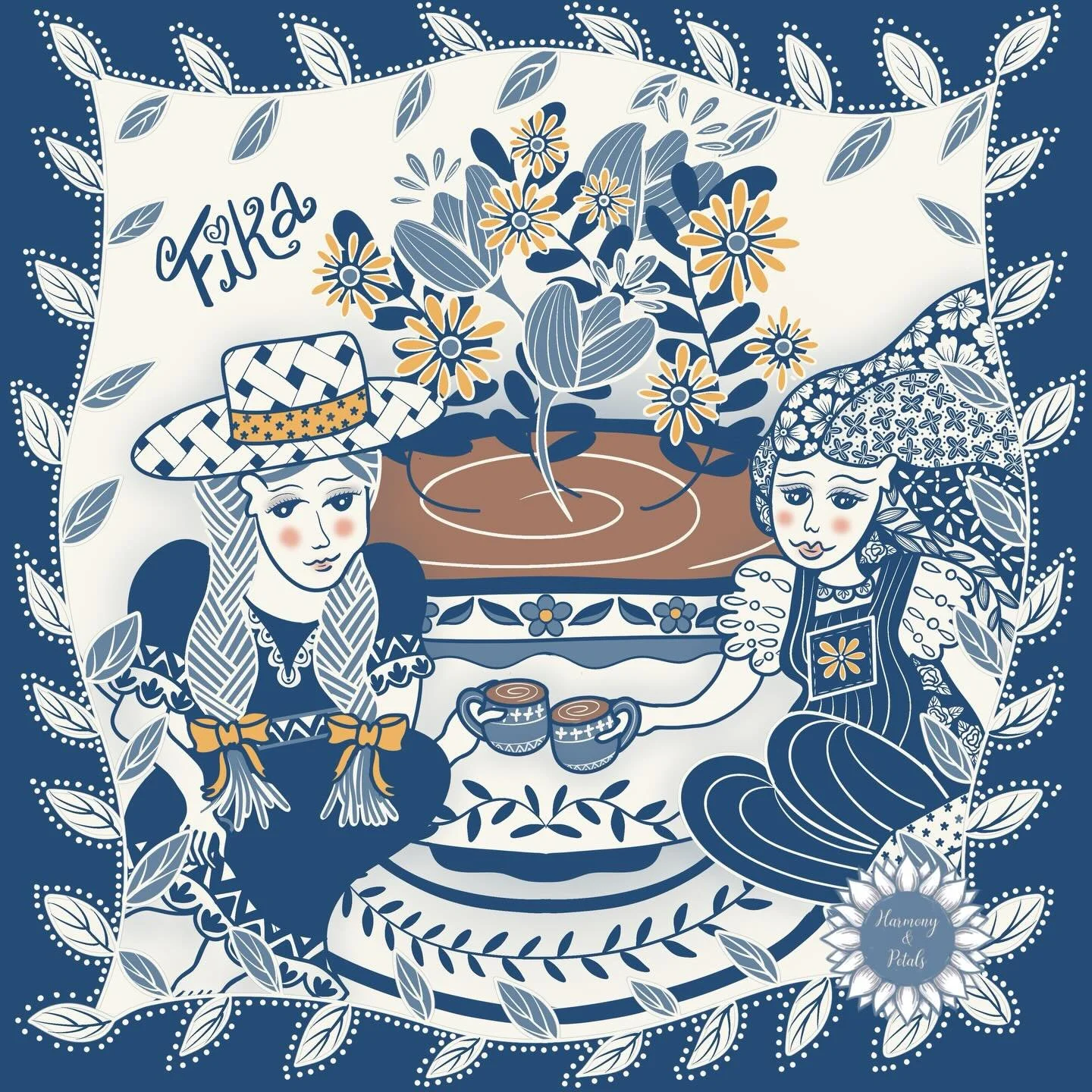 Welcome to week 2 of &ldquo;Scandi Style&rdquo; of #jehanesgoldenthread2026. &ldquo;FIKA&rdquo;

LYRA and her best friend ASTRID arrived just as the kettle whistled for their daily ritual called &ldquo;FIKA&rdquo;. Fika is a cherished Swedish traditi