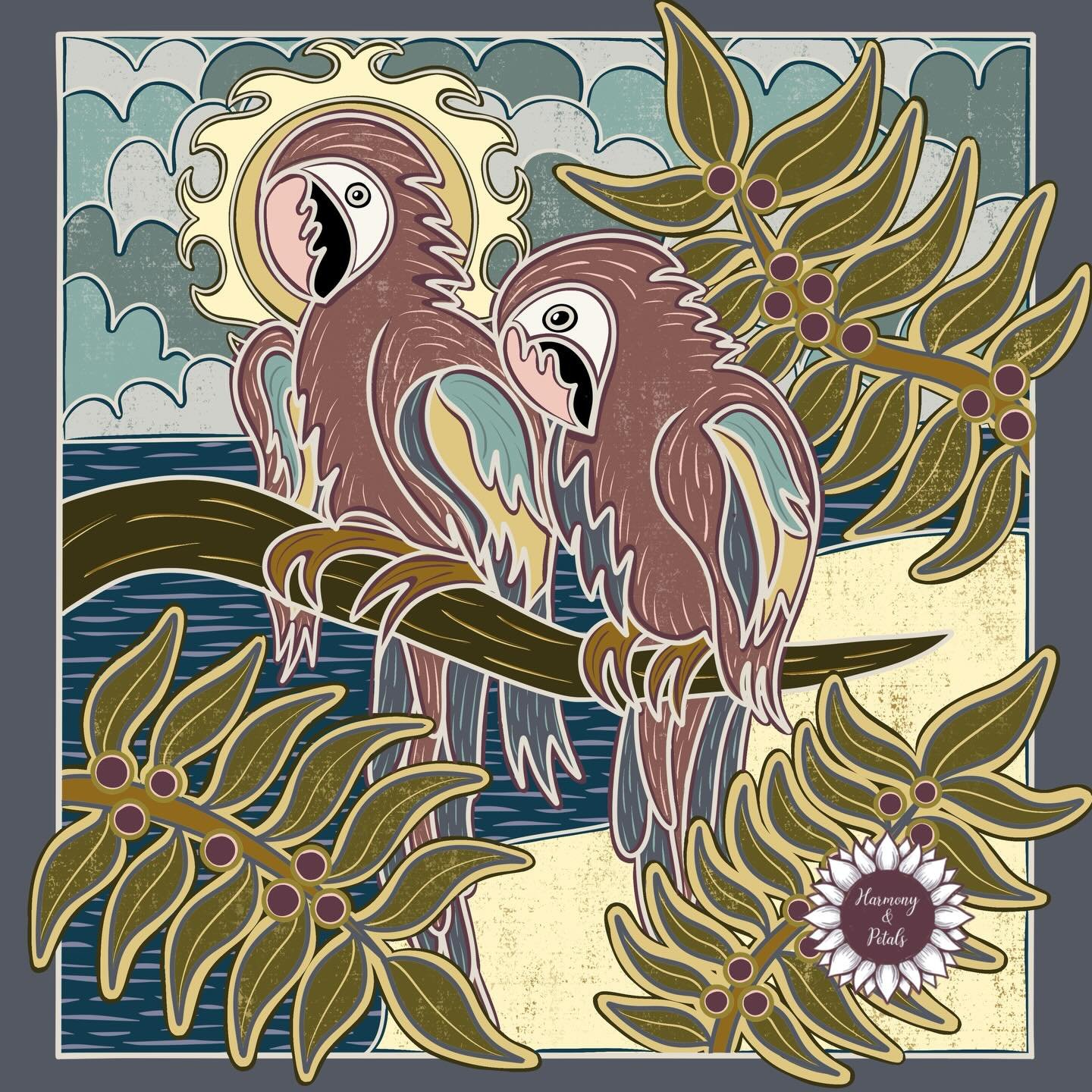 💕SCARLETT MACAWS - The colorful mascots of the rainforest💕#LoveBirdsArtChallenge2026

MACAWS are loud, loyal and dramatic monogamous lovers. Almost always seen side by side, preening each other, sharing food, flying in sync.

✨ Symbolism: Passionat