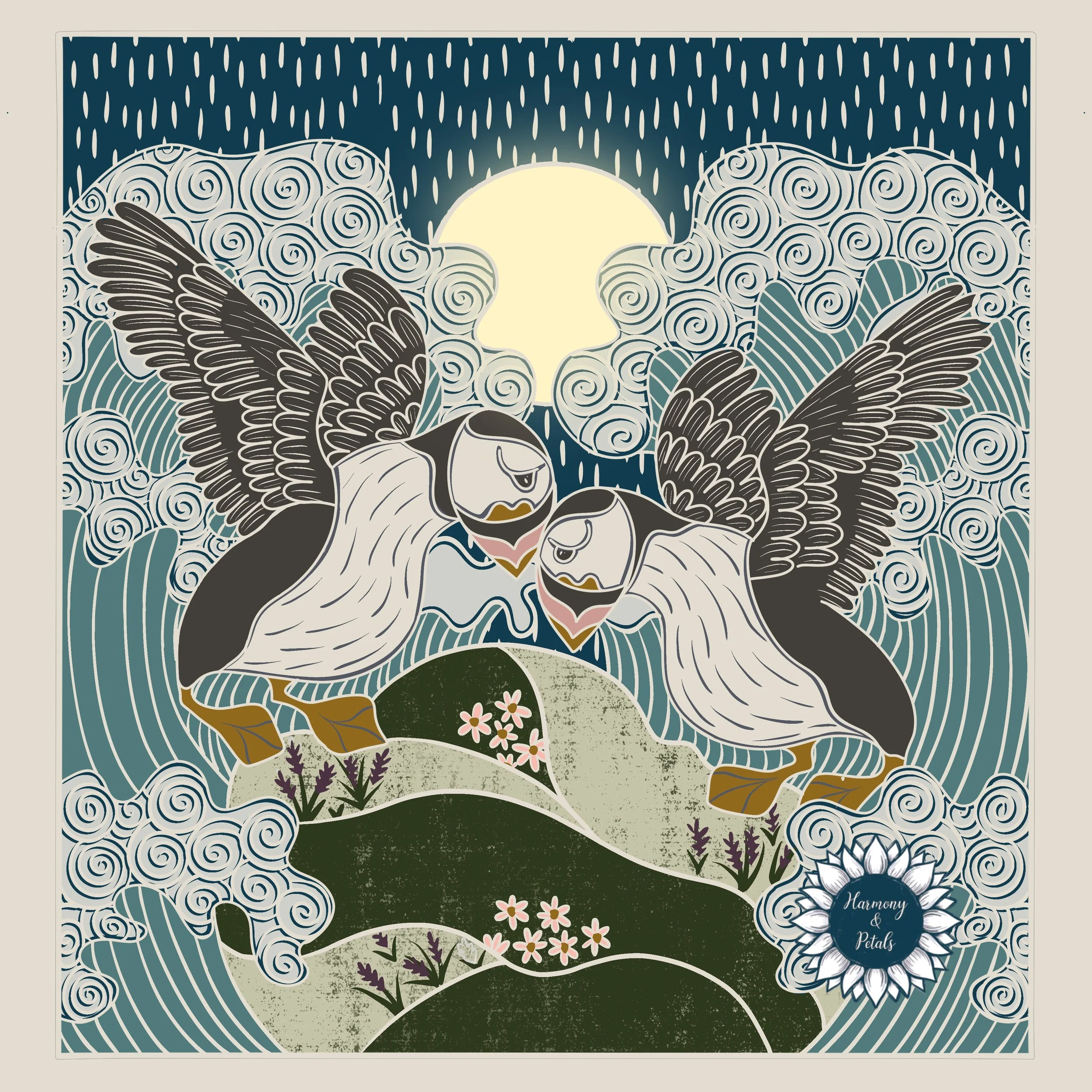 Puffin Love Birds