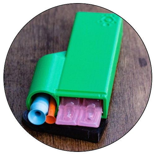 Scleral lens emergency carrying case