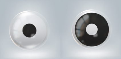 block pupil occluder contact lens