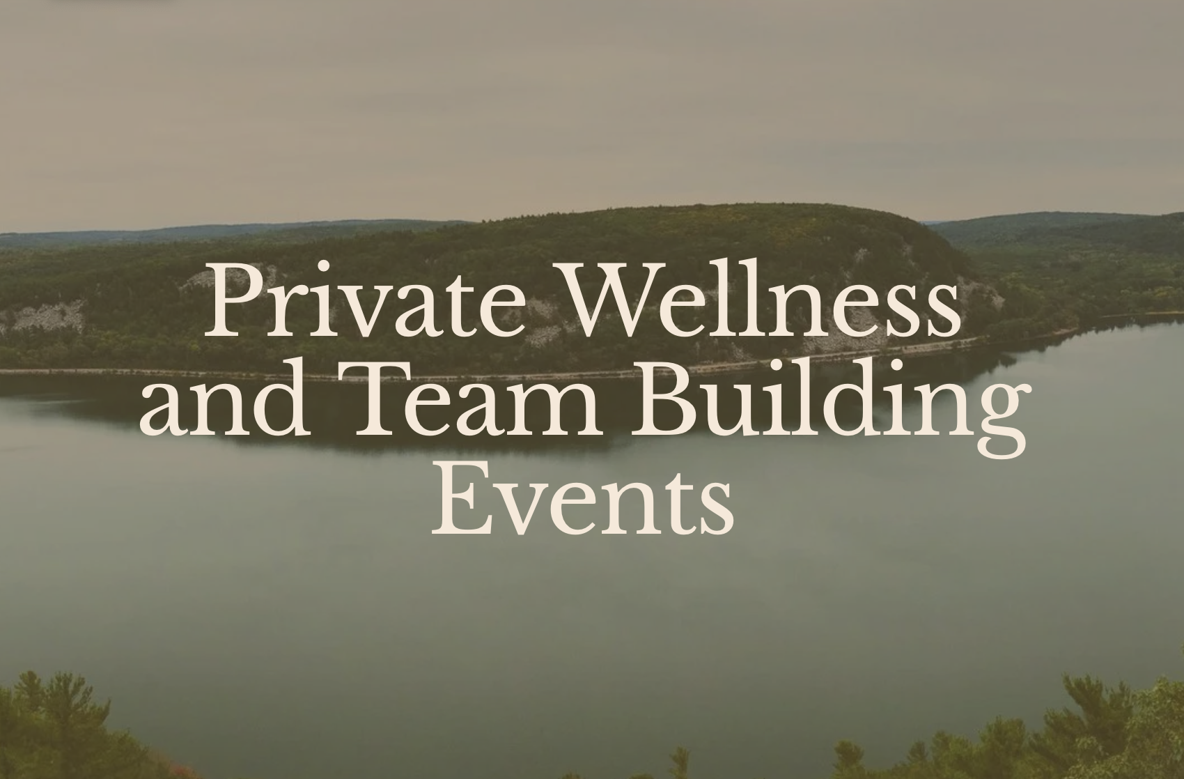 Private Wellness and Team Building Events
