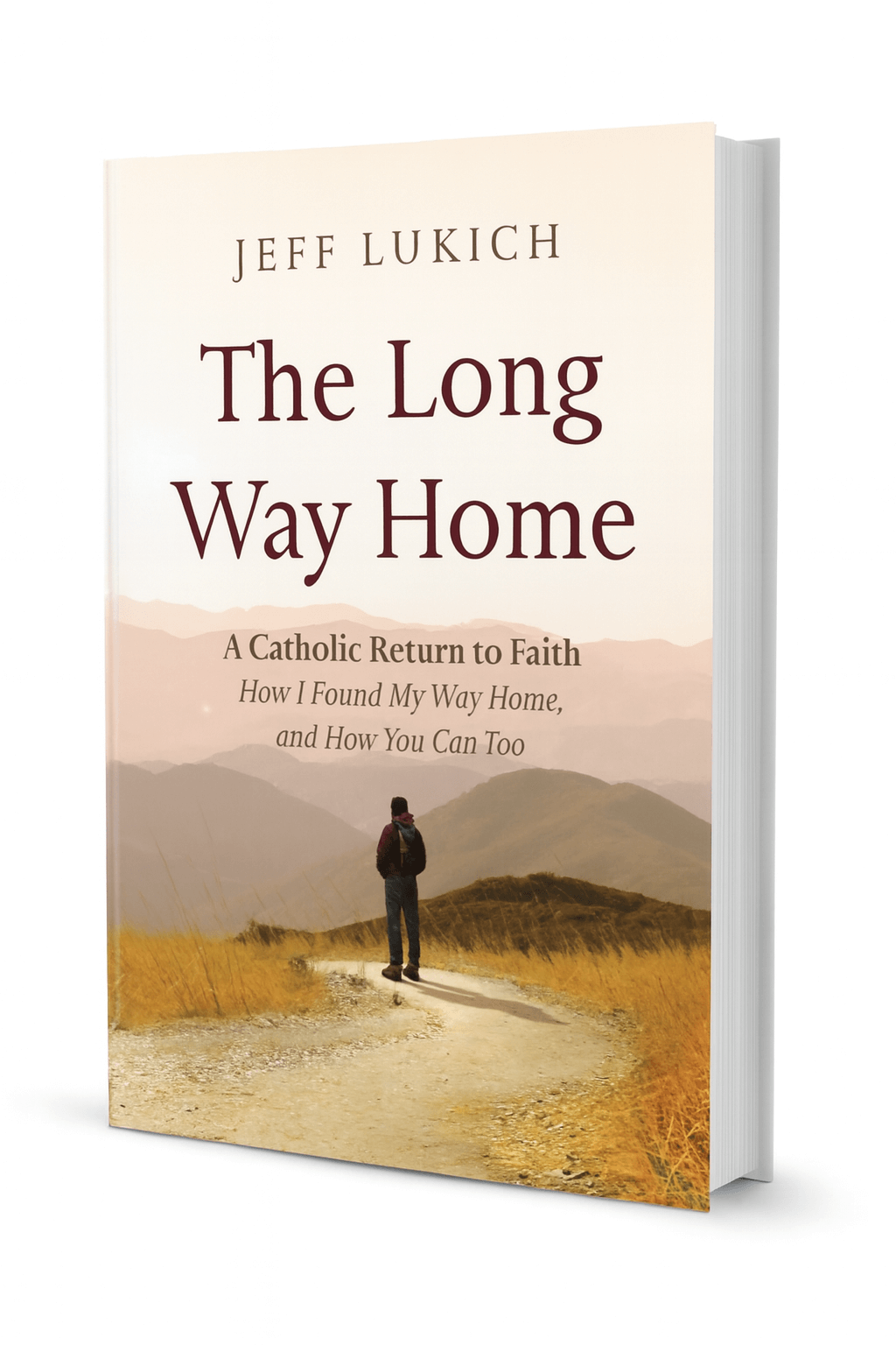 the long way home book mockup