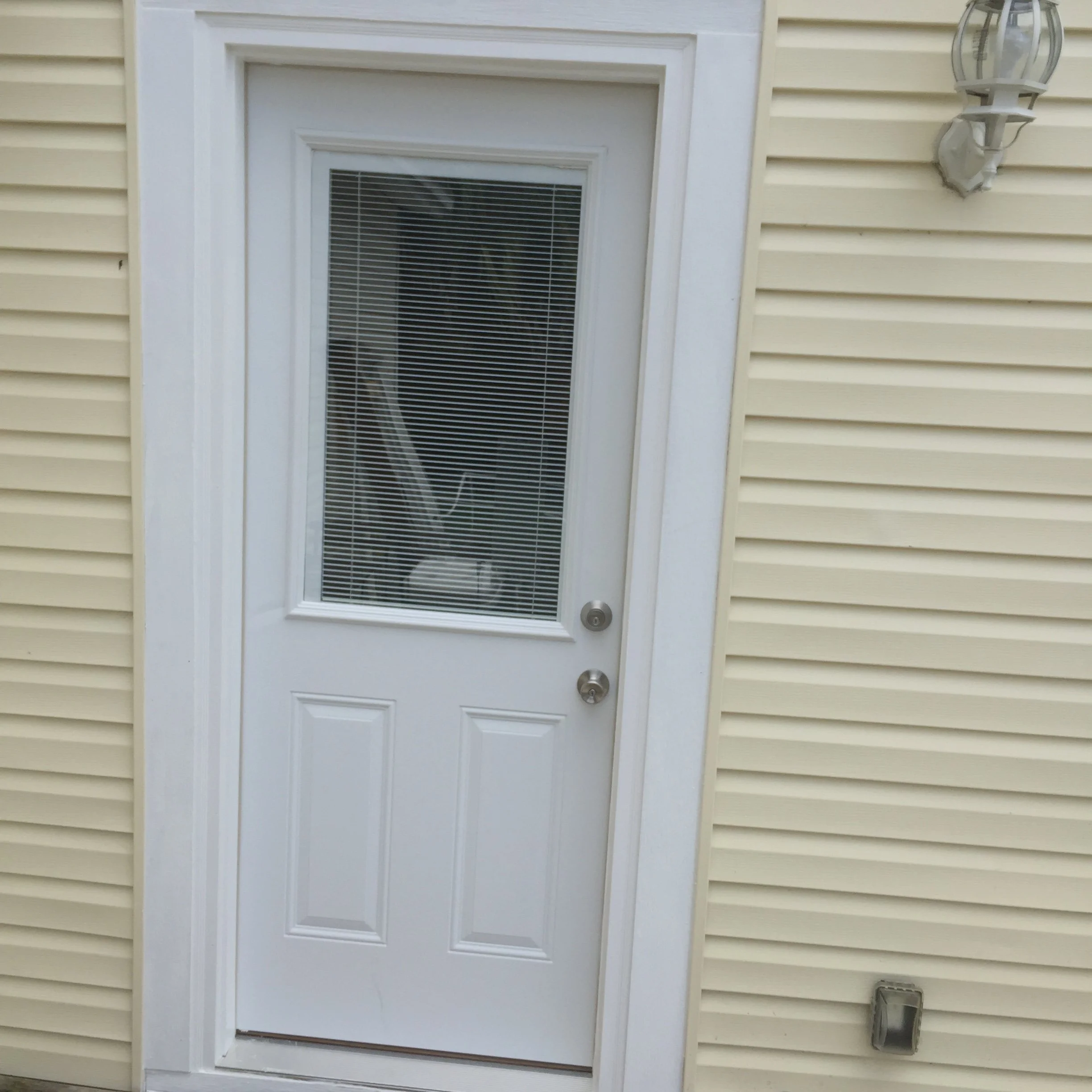 Replacement of entry door