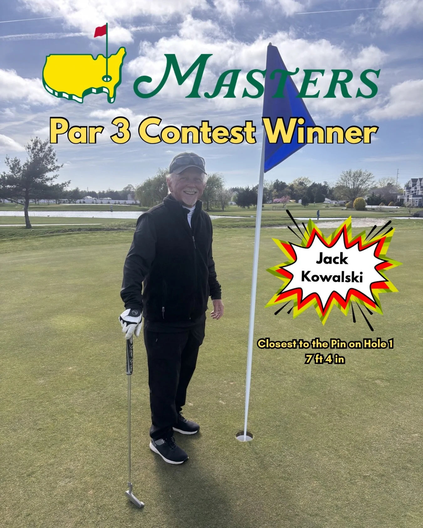 Congratulations to Jack Kowalski for winning the 2026 Masters Par 3 Contest here at the Classic! 🙌

This year&rsquo;s contest was a closest to the pin on hole 1 that went on all day long, and Jack dropped one 7&rsquo;4&rdquo; by the cup to take home
