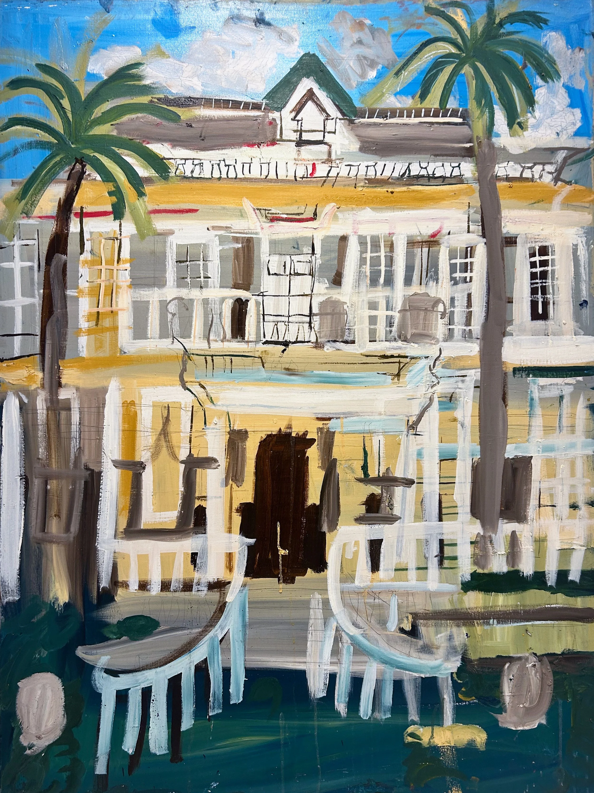 Jaither West, Jamaica, nd. Oil on canvas.