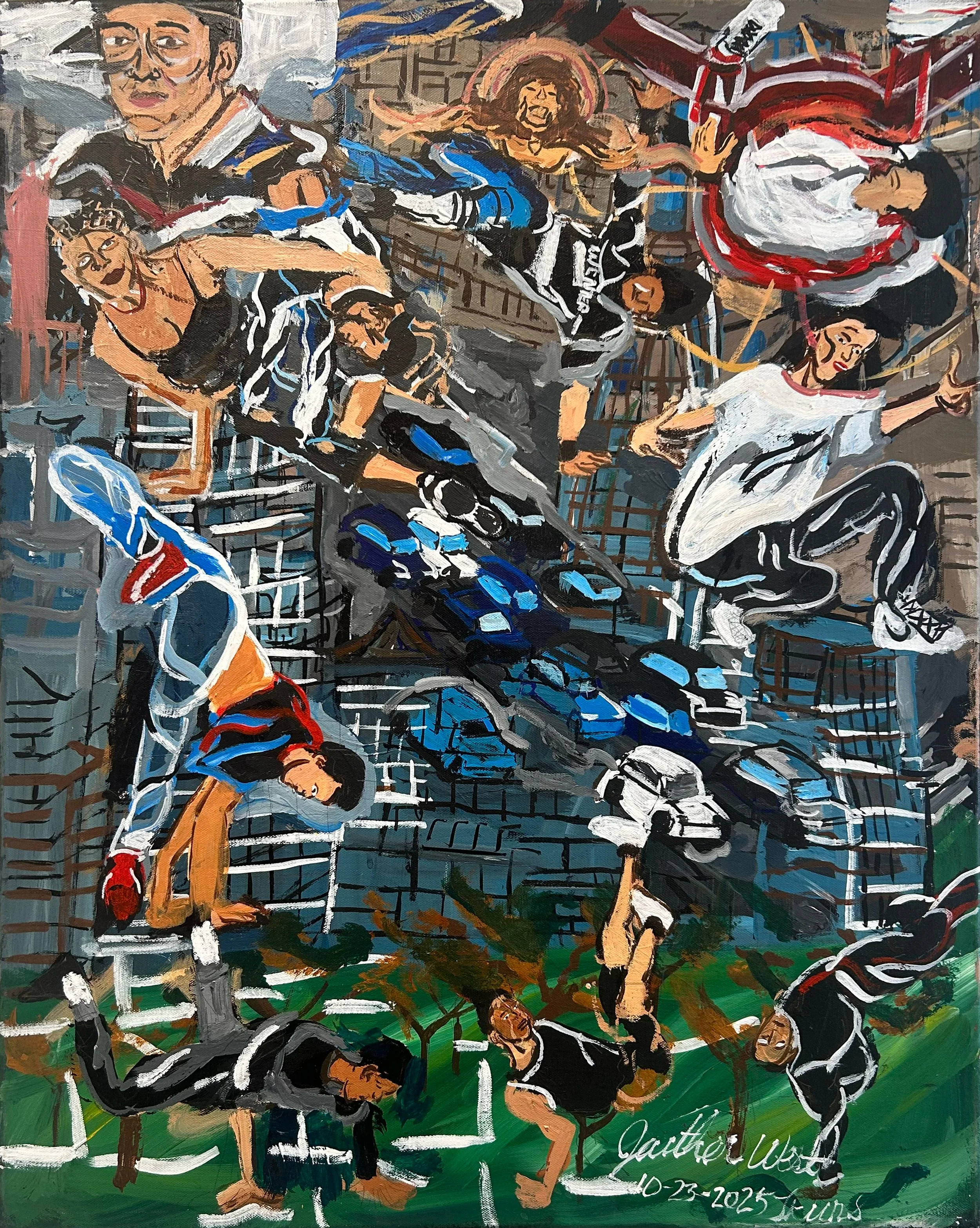 Breakdancers in Spain and Chile, 2025