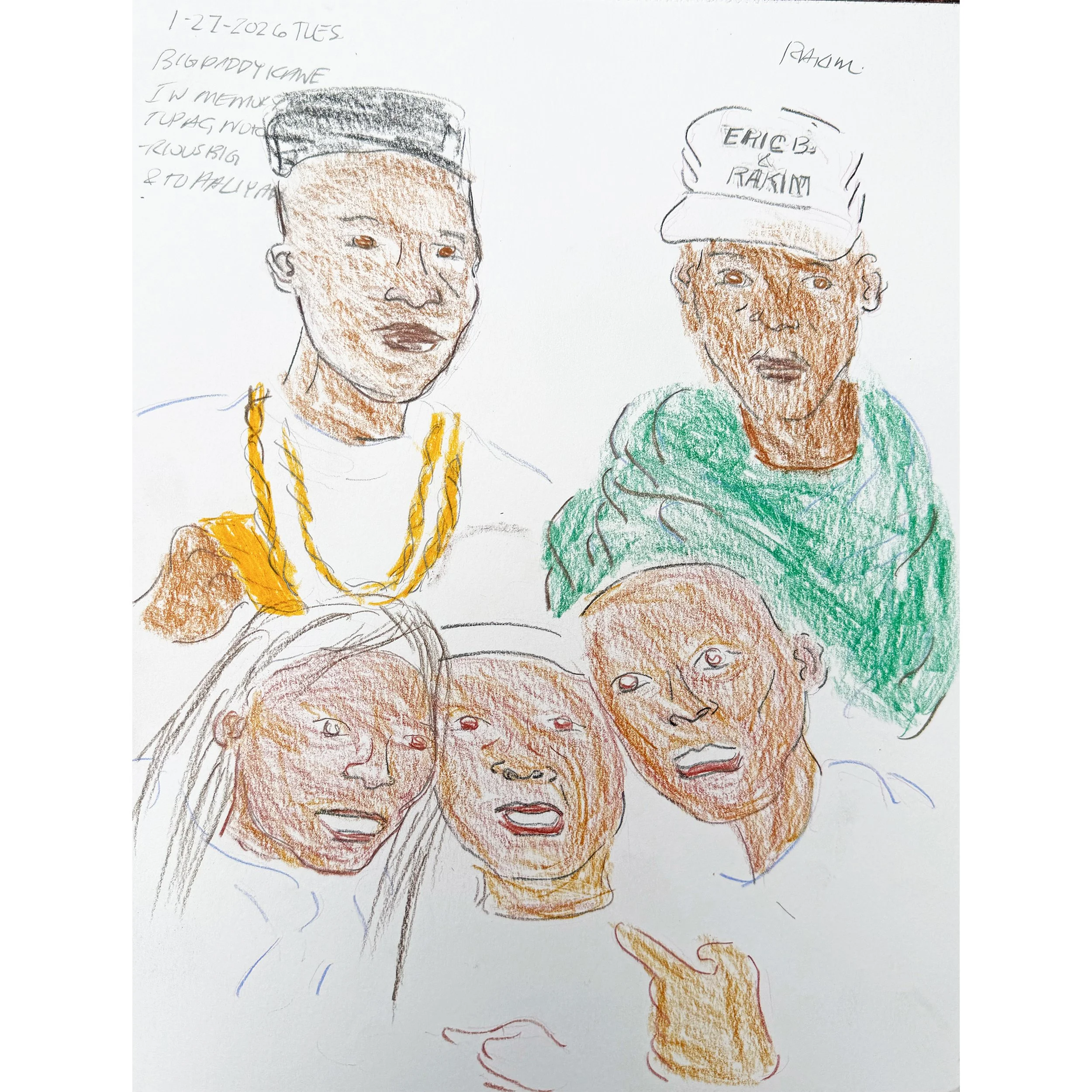 Big Daddy Kane in memory of Tupac, Notorious BIG, and Aaliyah by Jaither West