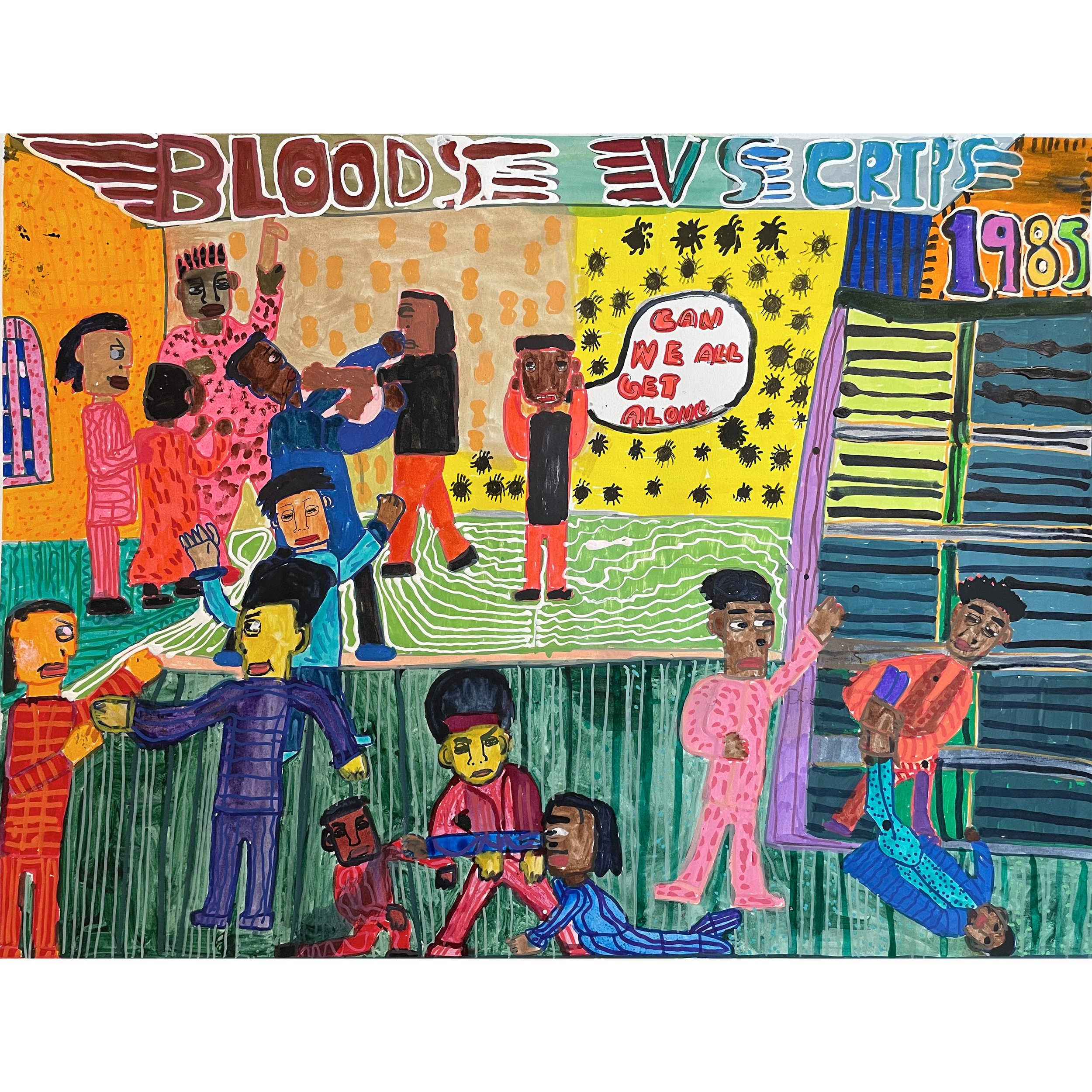 Bloods vs Crips by Eric Stewart