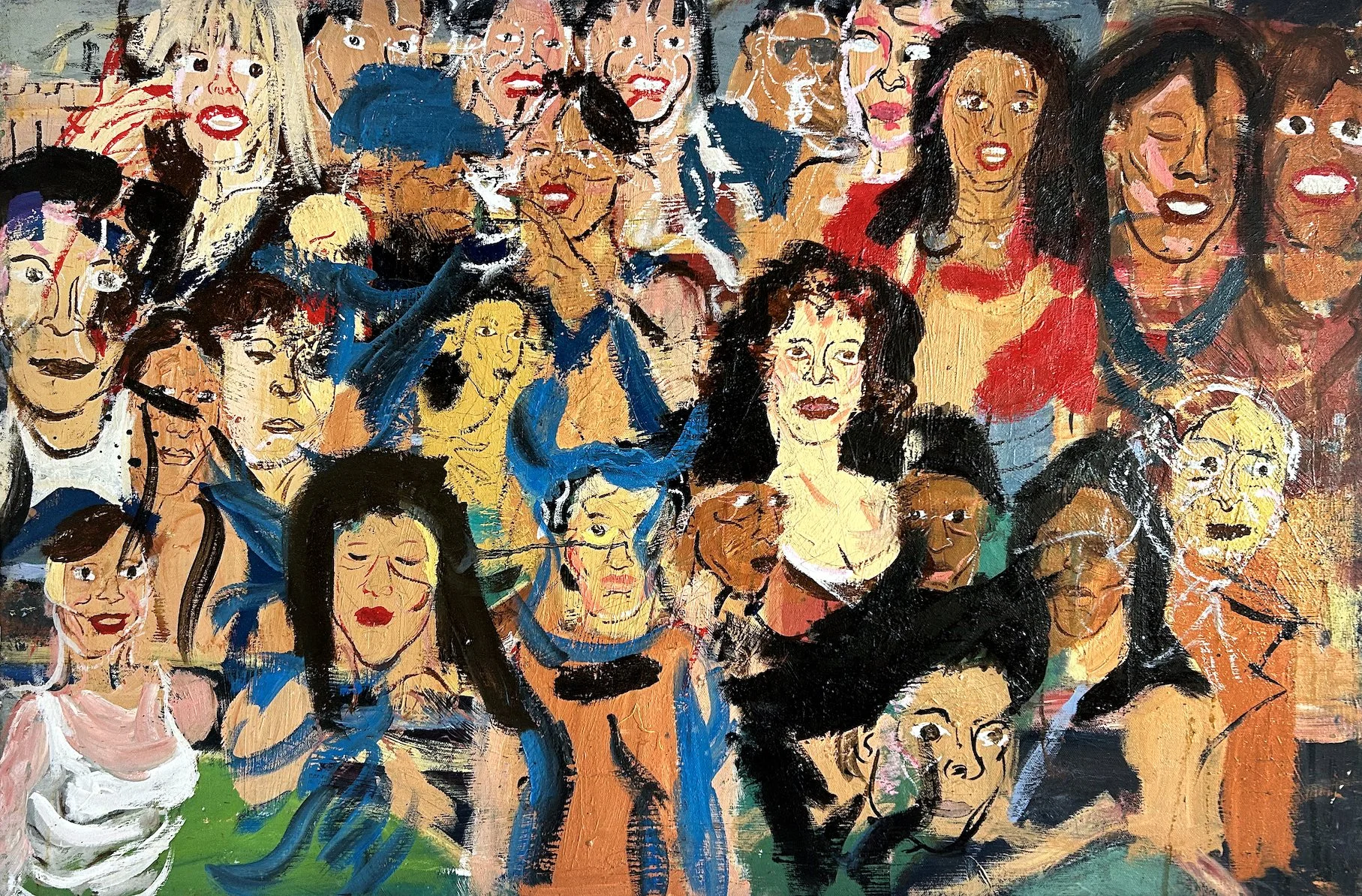 Jaither West, All Celebrities and Music Stars, nd. Oil on canvas.