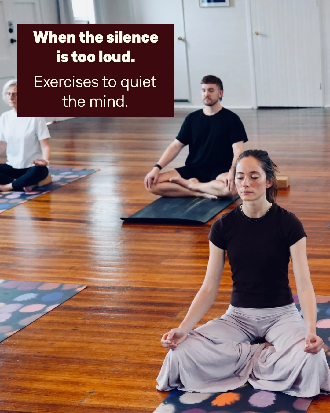 When the Silence is too Loud