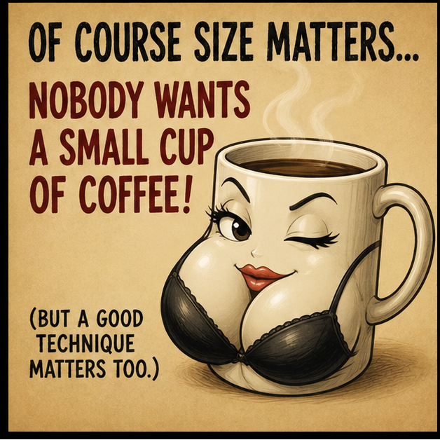 Of Course size matters