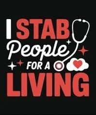 I stab people for a living