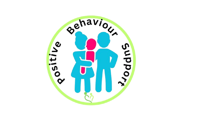 Illustration of two stylized human figures, one holding a child, with circular text that reads 'Early Childhood, Health & Development, Child Development, Early Intervention'.