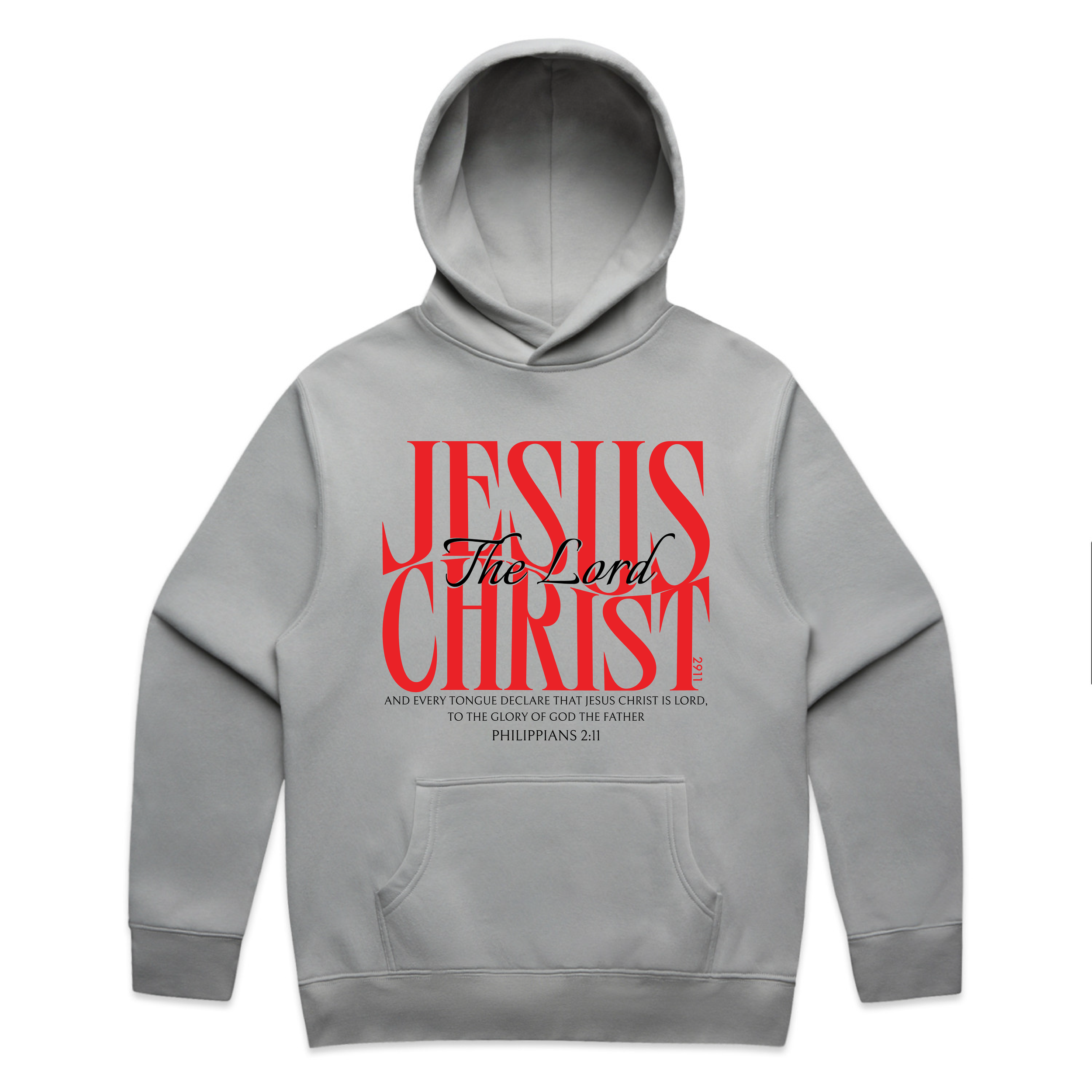 Jesus Christ The Lord Relax Hoodie (Front)
