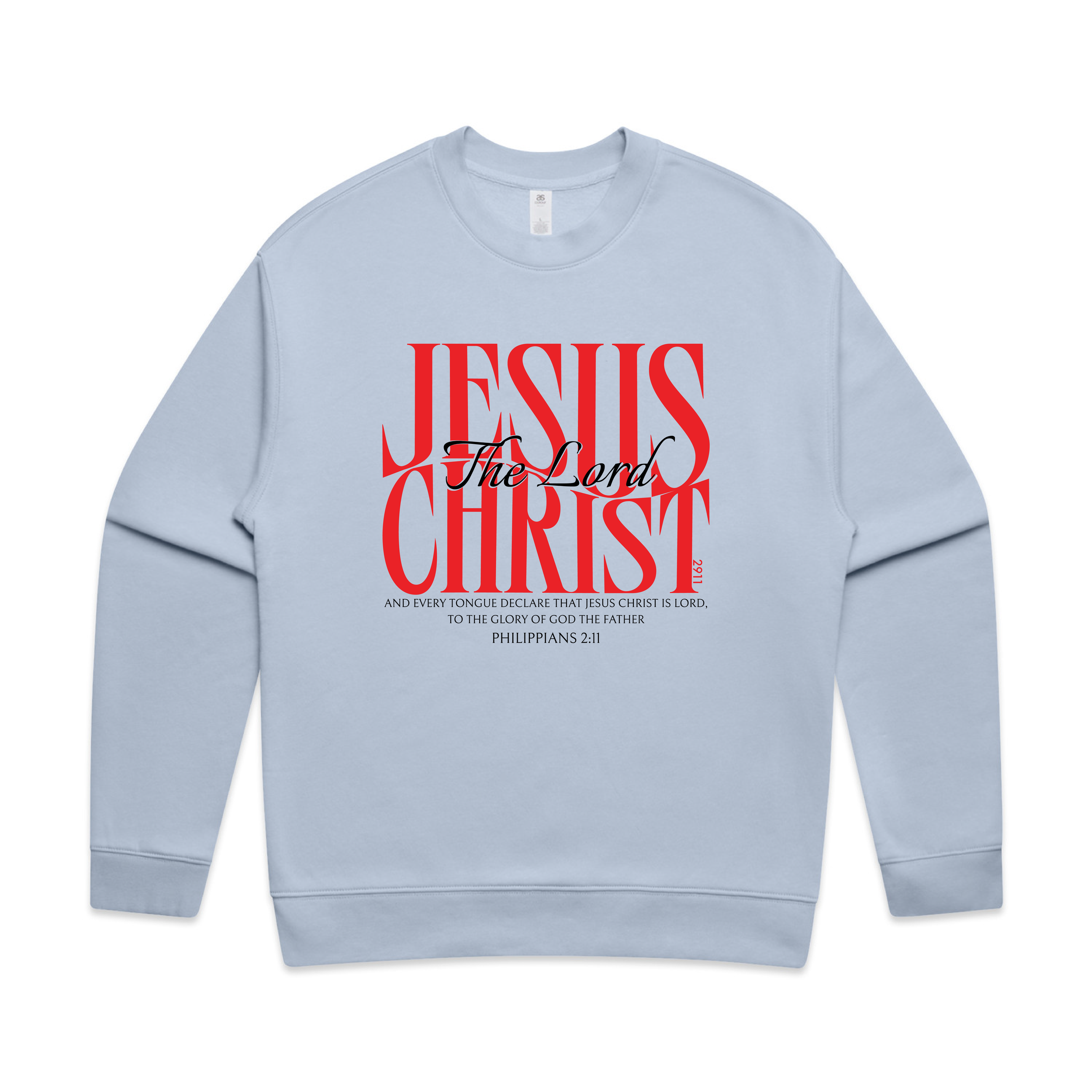 Jesus Christ The Lord Relax Crew (FRONT)