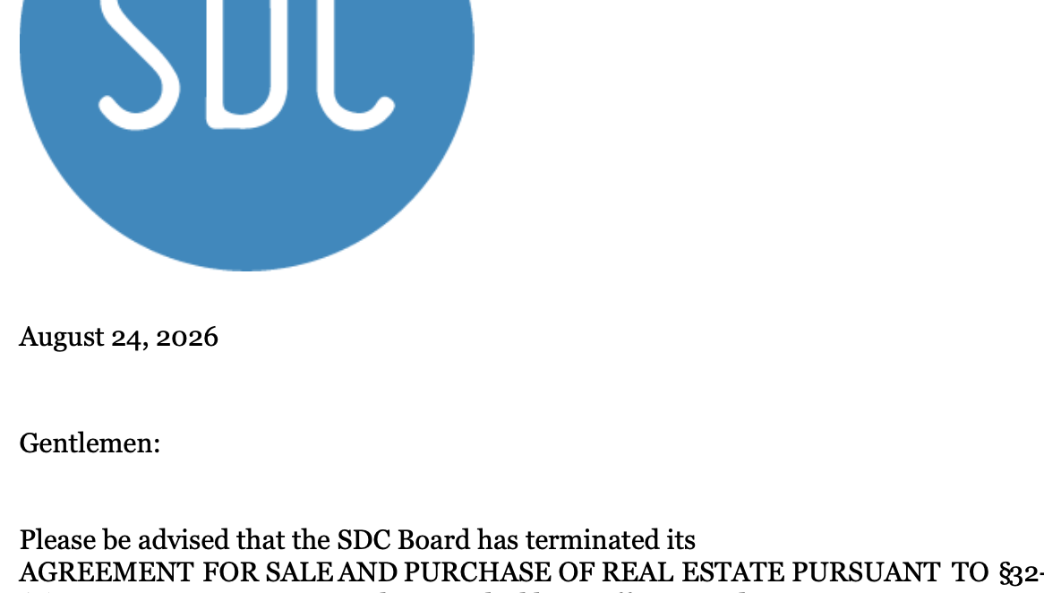 King Harris disqualifies PCMD Board Treasurer