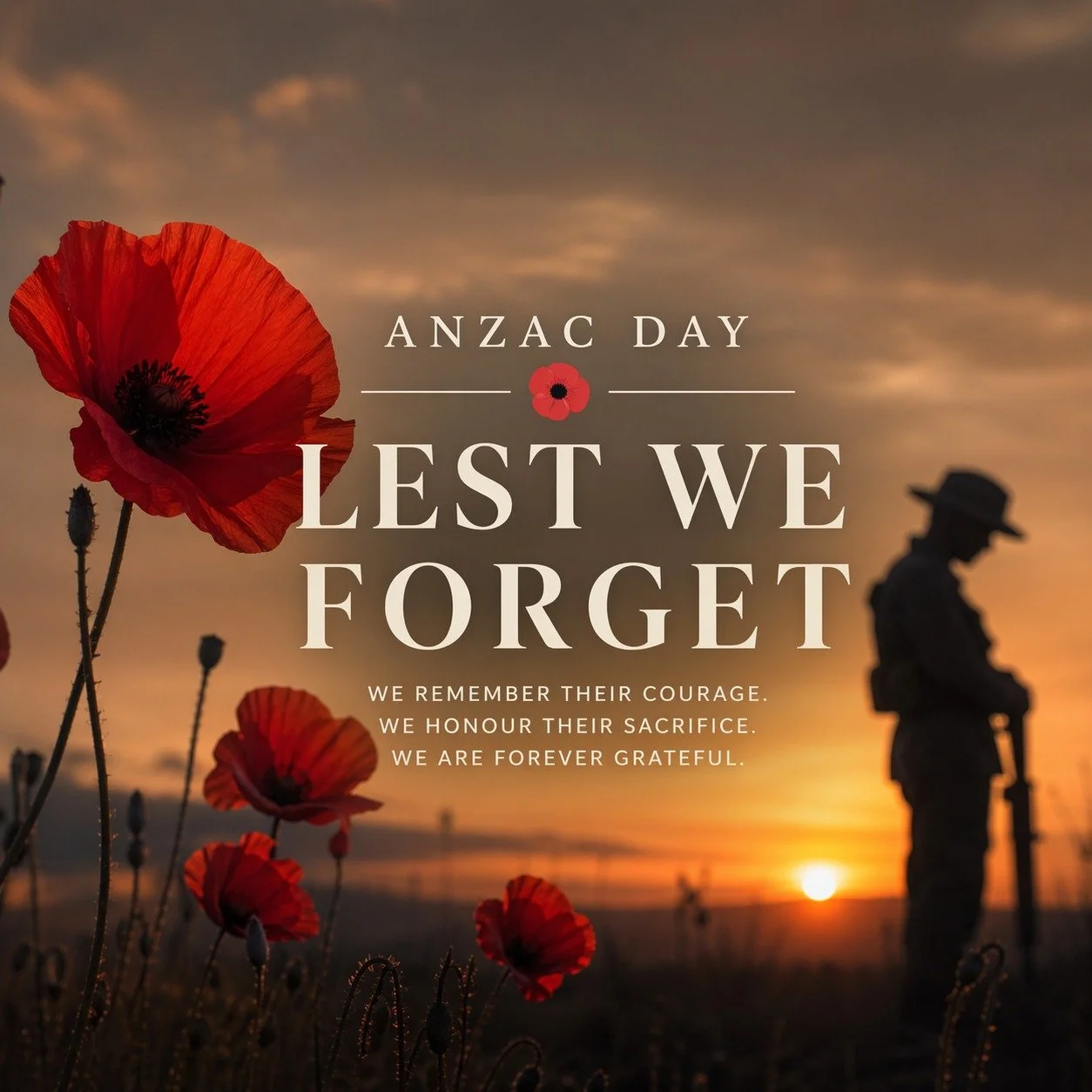 Lest we forget 🌹