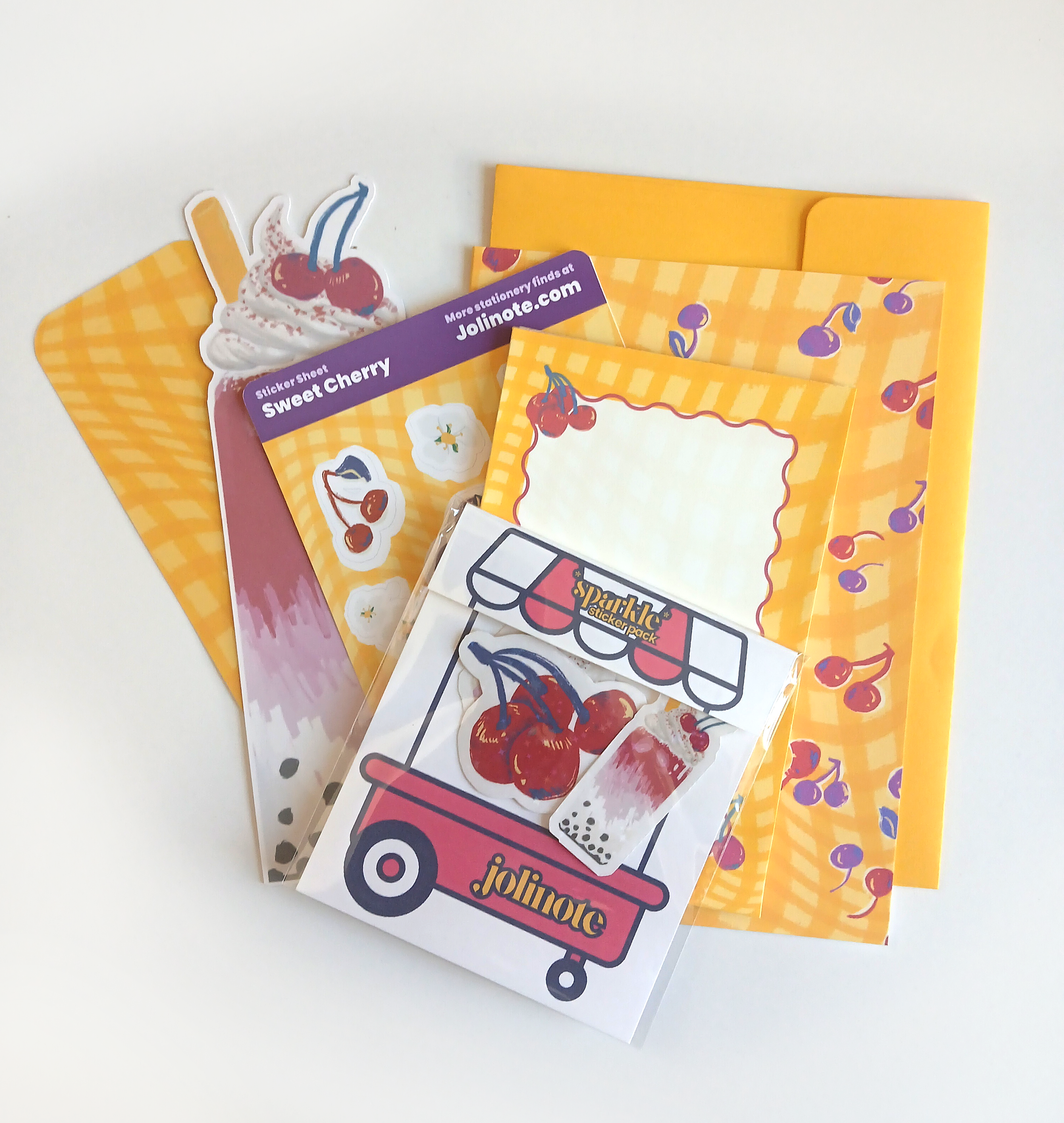 Sweet Cherry Stationery Collection
