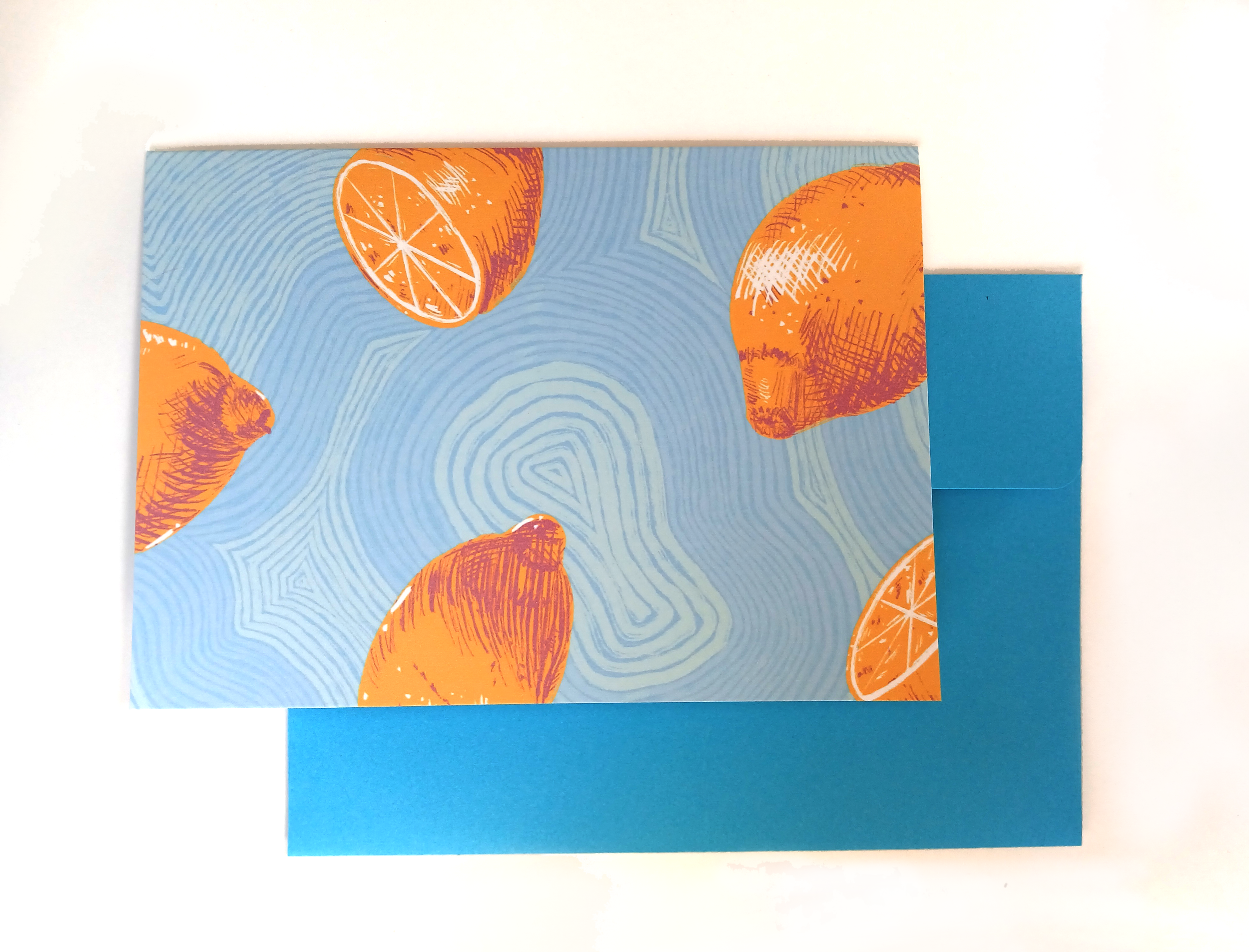 Sour Lemon Art Print Greeting Card