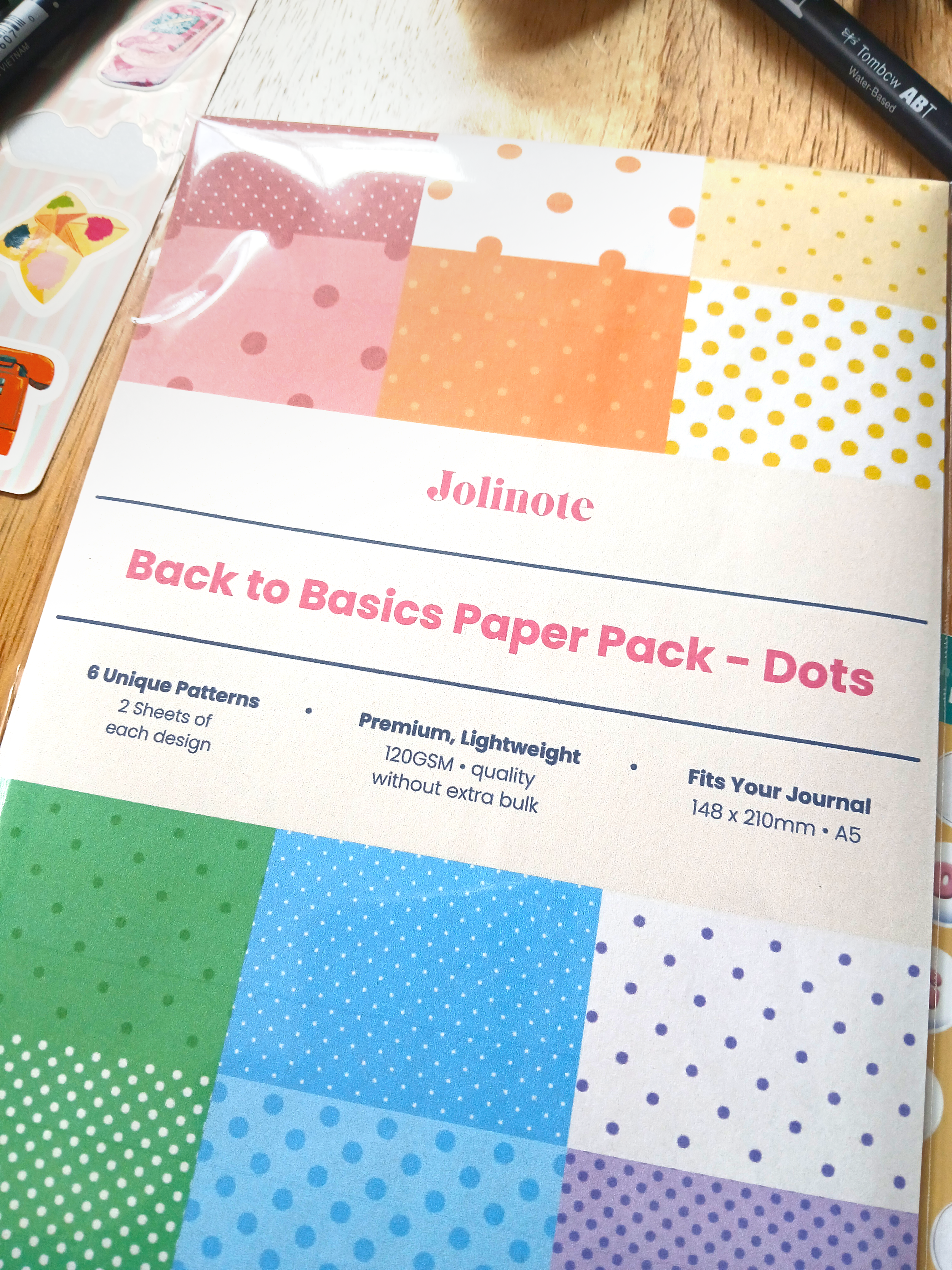 dots paper pack packaging close up.png
