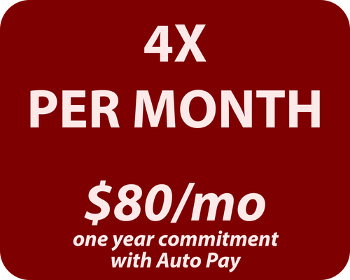 4X per month Auto Pay