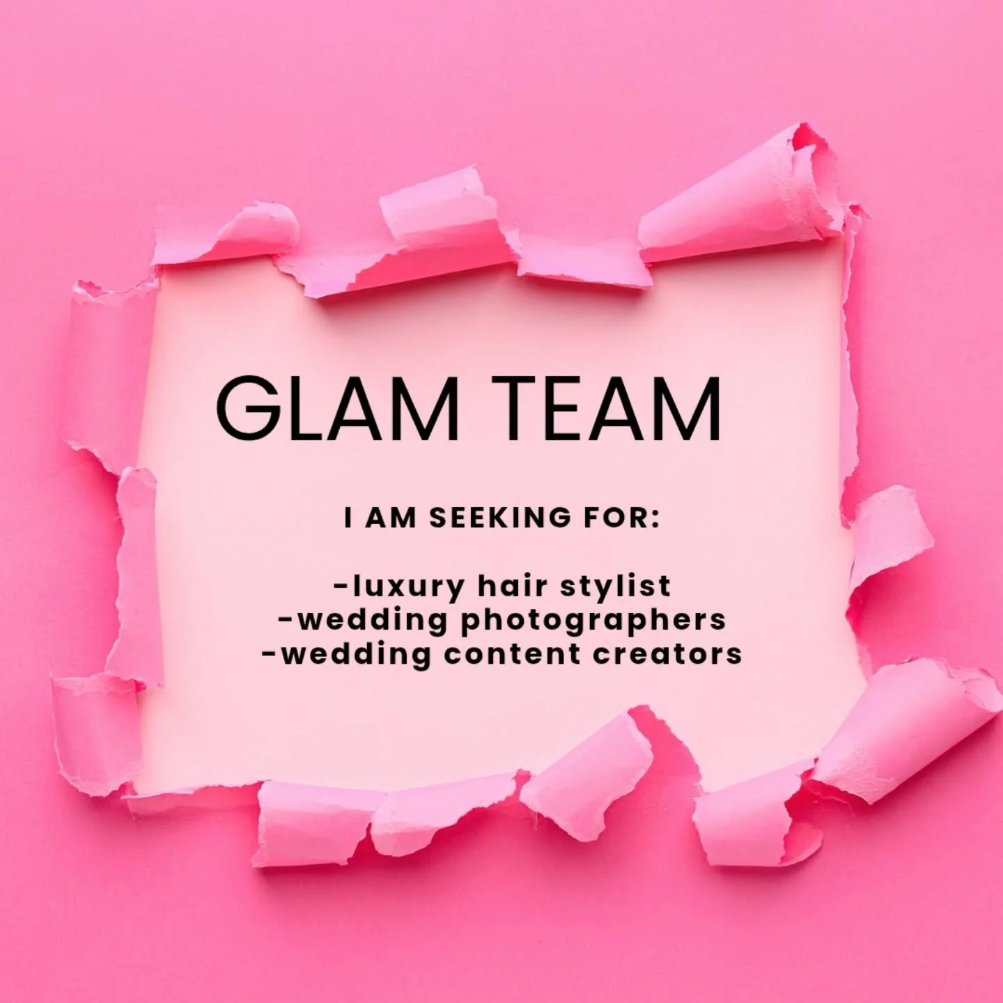 ✨ Seeking Luxury Wedding Vendors &ndash; Glam Team Referrals ✨

I&rsquo;m curating a select Glam Team Referral Circle for high-end weddings across the Gold Coast, Brisbane&amp; Sunshine Coast.

I&rsquo;m looking to connect with reliable creatives who
