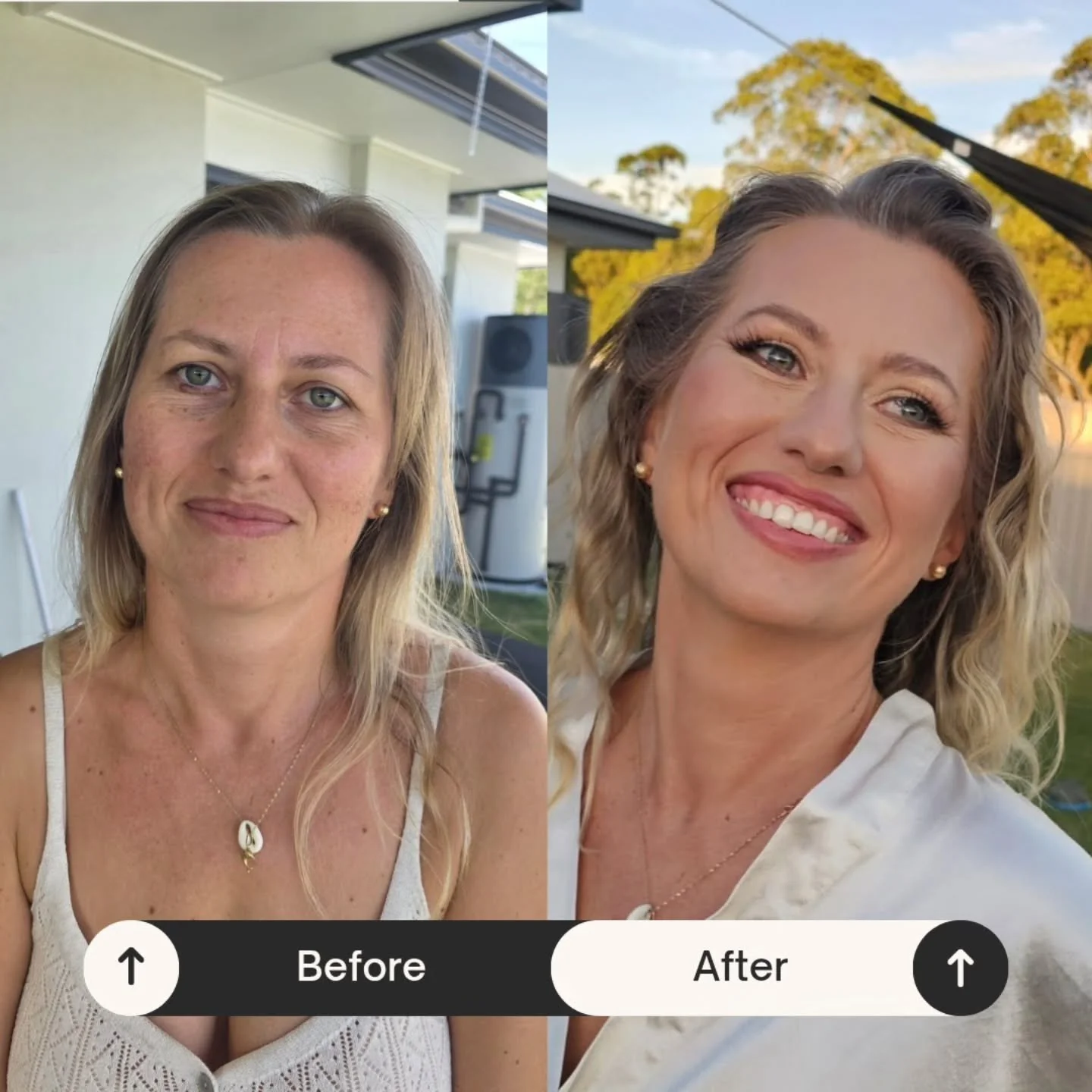 #goldcoastmakeupartist#goldcoastbridalmakeupartist #goldcoastmua#beachwaves #beachwedding 

Beach waves &amp; soft glam.
Beautiful Slavic girl👌