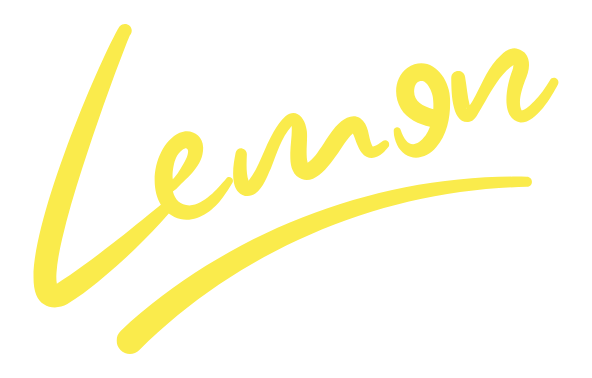 Handwritten yellow text says 'lemon' with a line underneath.