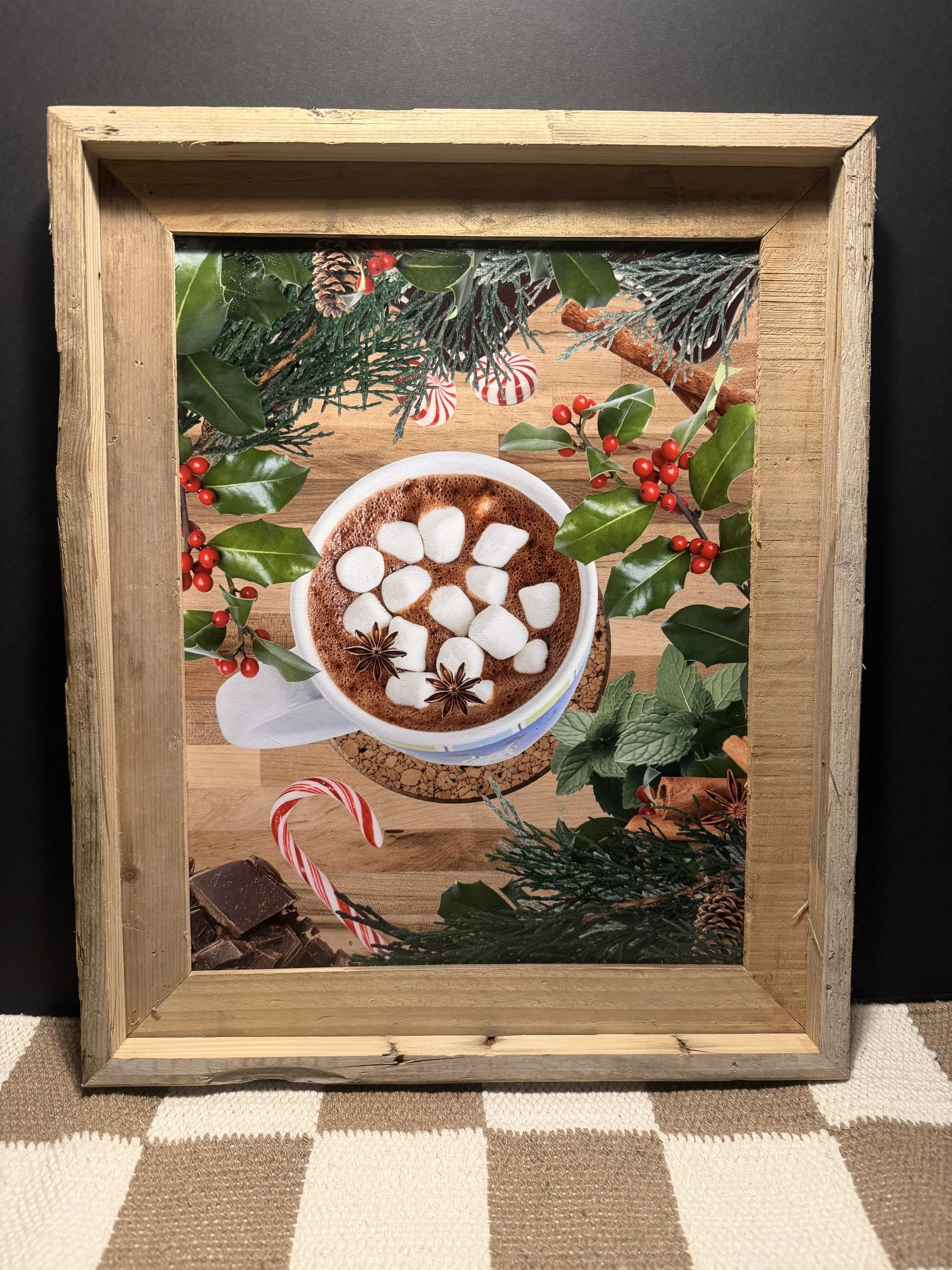 Hot Chocolate Framed Art 11x16