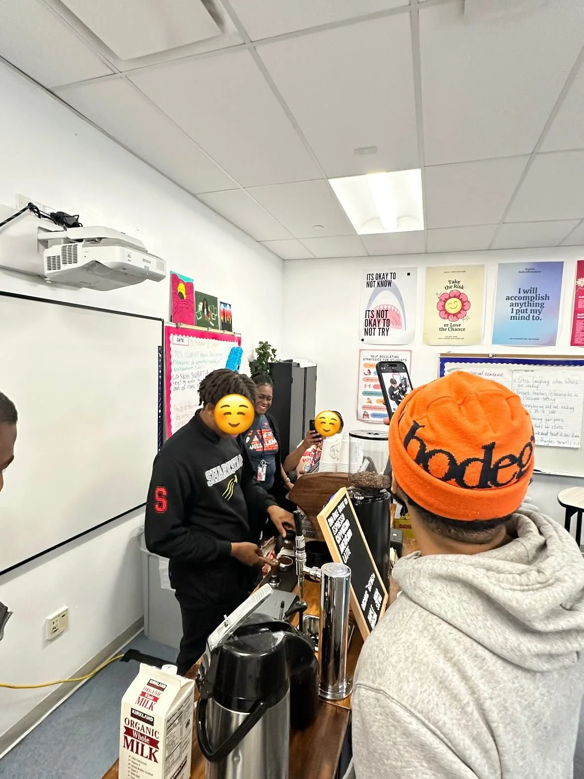 An assistant principal reached out to partner with him in his class that is designed to teach a small group of students (who are not on a college track) &mdash; life and employability skills. Students were working on resume building, interviewing, an