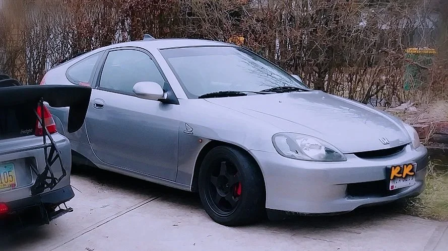 2000 Honda ZE1 insight with K20A3 engine swapp, TSX Vtec Cams locked in Vtec and Tuned by Innovative Motor Works