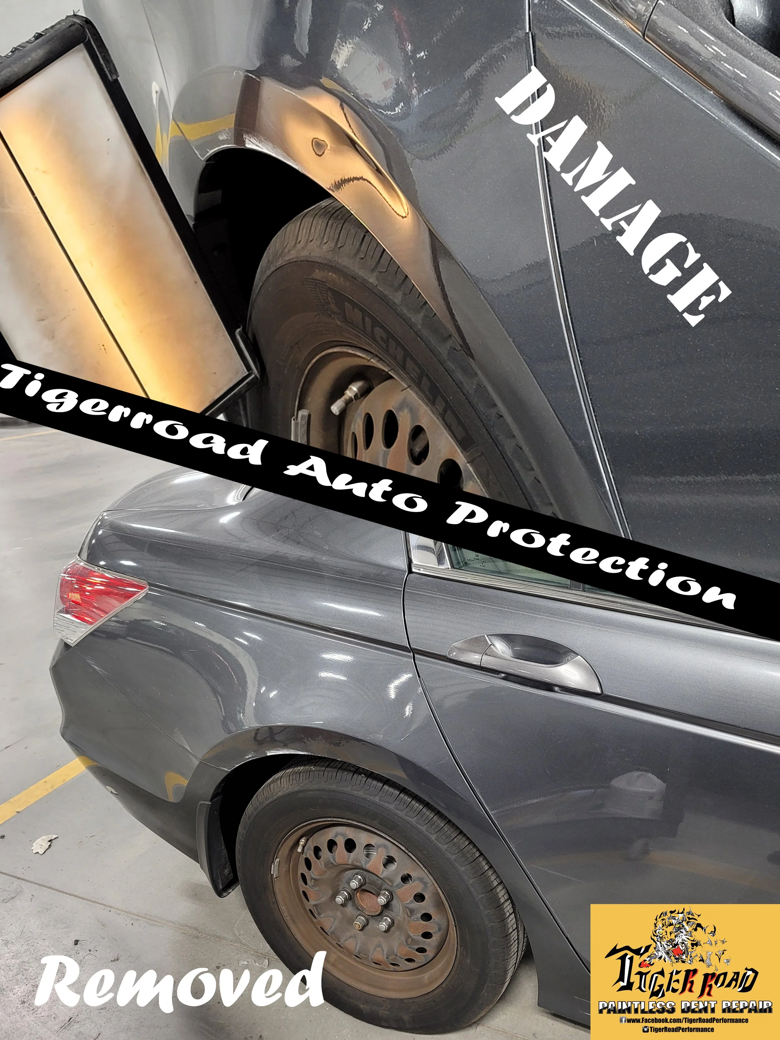 Accord Dog Leg Large Dent