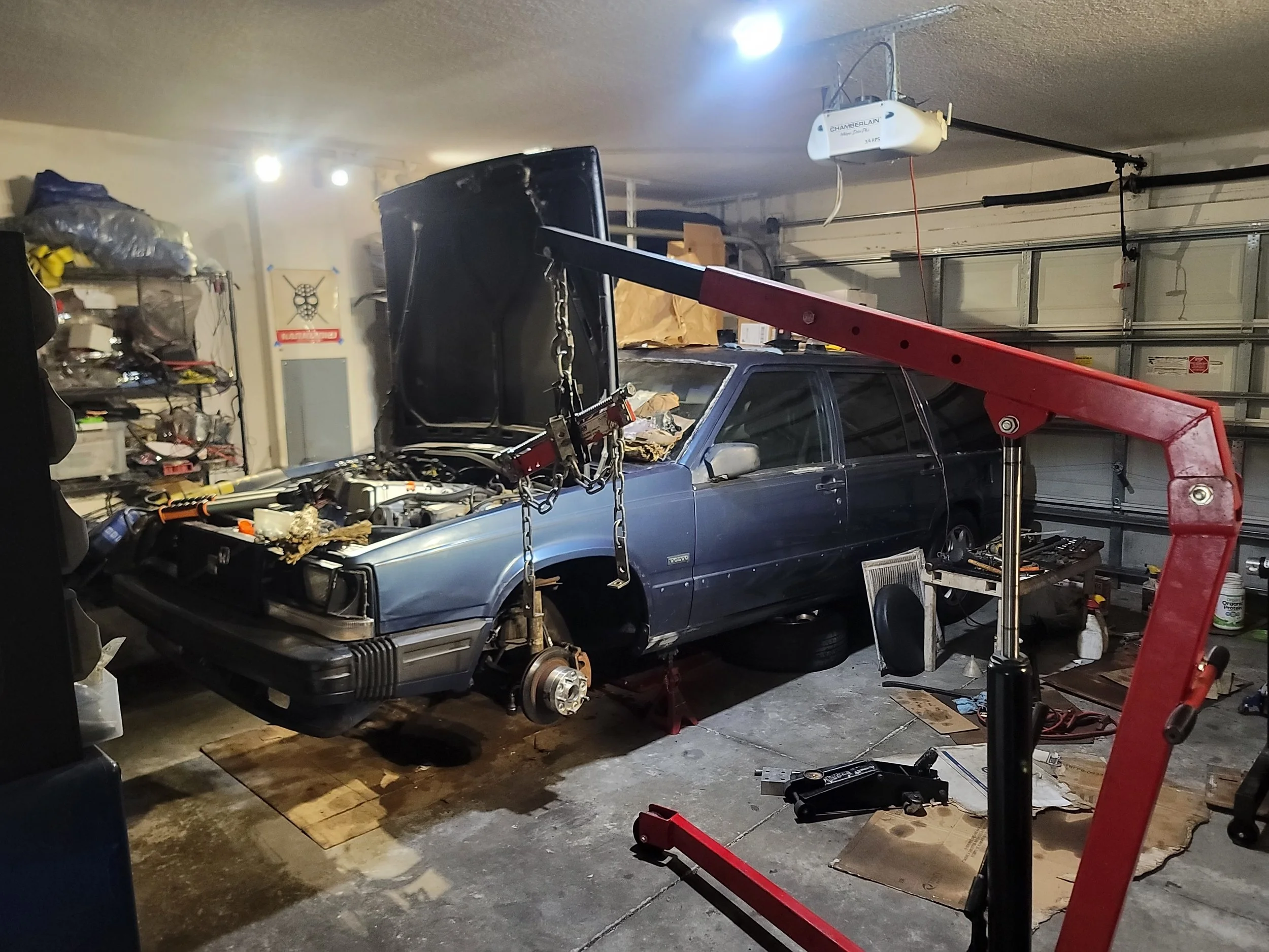 Converting from Automatic 4 speed overdrive to Nissan CD001 6 speed transmission behind K24A2 TSX block with K20A2 RSX Type S Vtec head. Welded Differential and 3inch exhaust being built by Tigerroad Performance