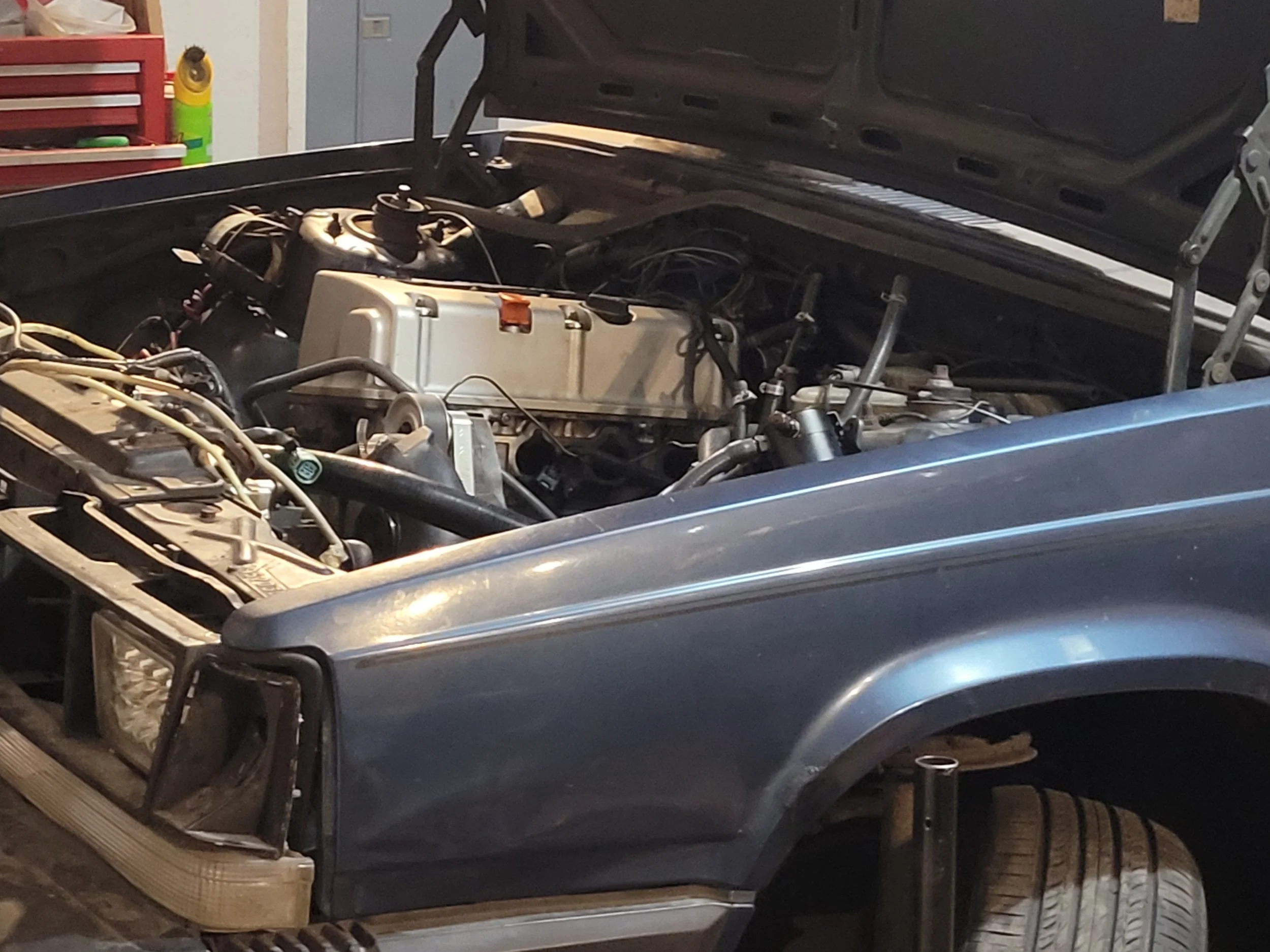 Setting up a Honda K-Series engine in a 1989 Volvo Station wagon. FWD Honda Engine set up for RWD Kswap. Complete Wiring and Swap being done by Tigerroad Performance for Tigerroad Auto Protection