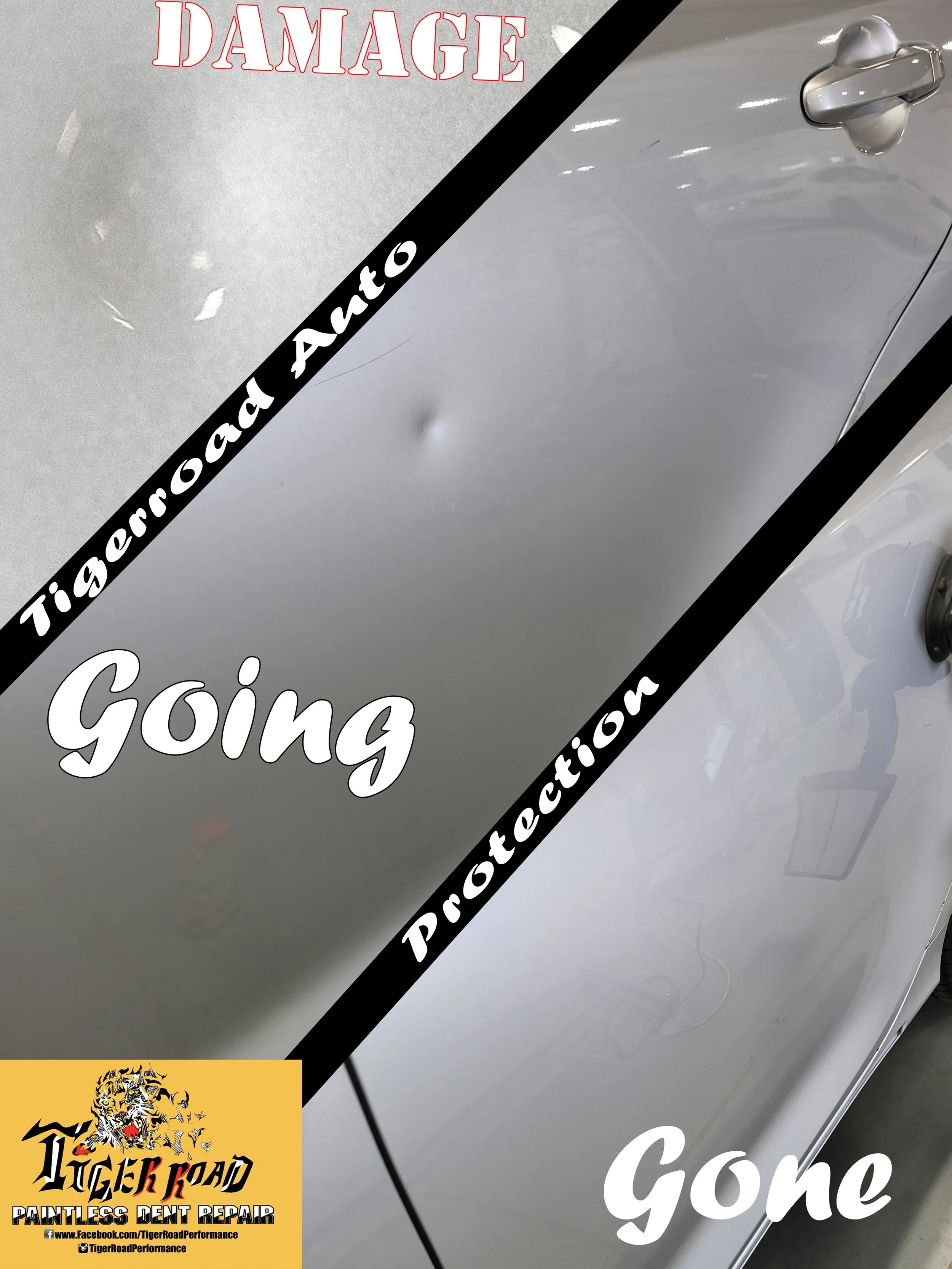 Deep Golf Ball hit Semi Stretched with Imprint