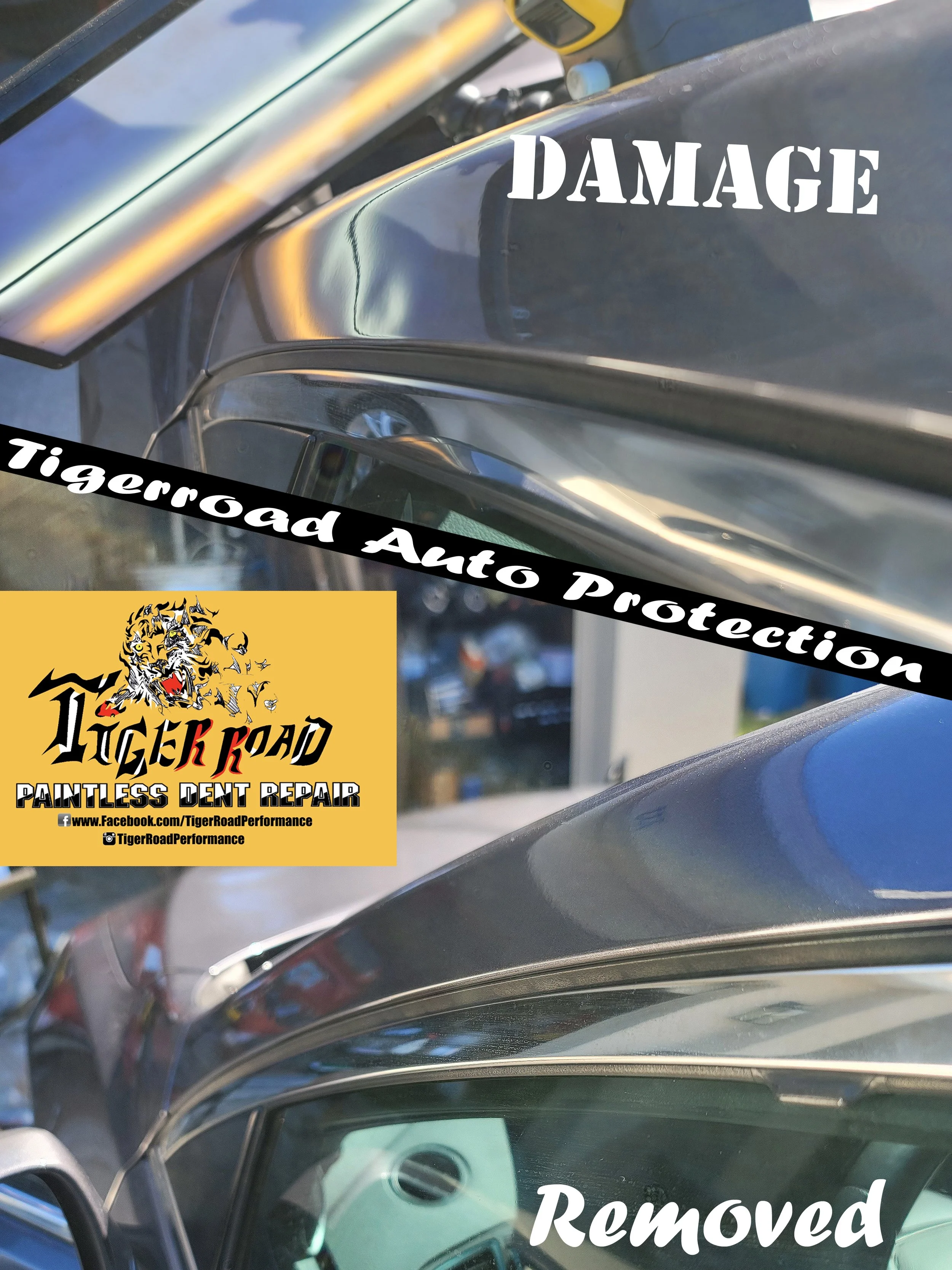 2016 RDX A Piller Dents, Glue Pull only