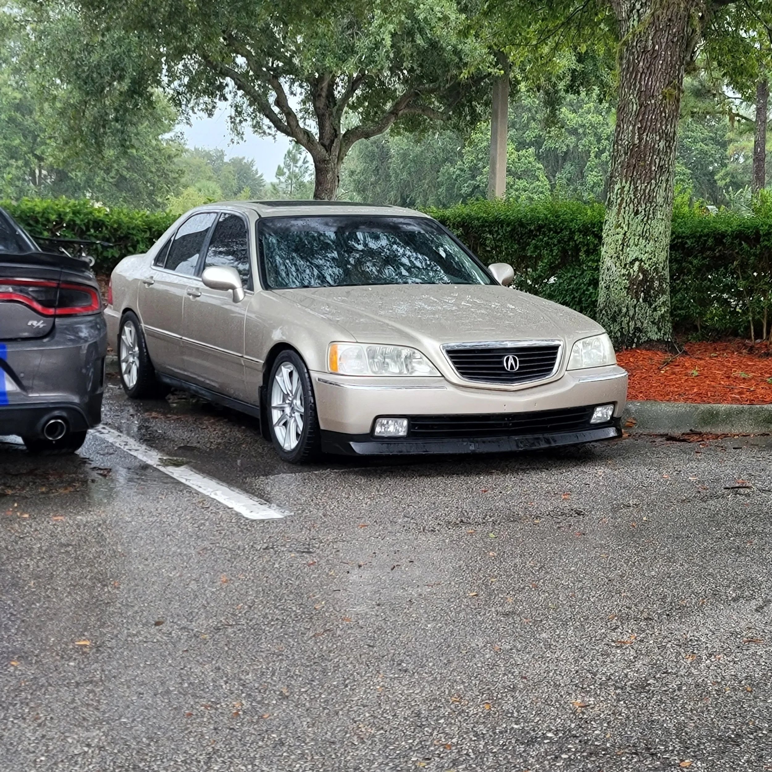 Clean 2000 Acura KA9 3.5 RL Lowered on H&R lowering Springs from Germany. AP2 S2000 Rear wheels All Around on 255/40r17 tires. Front Lip and Window Tint