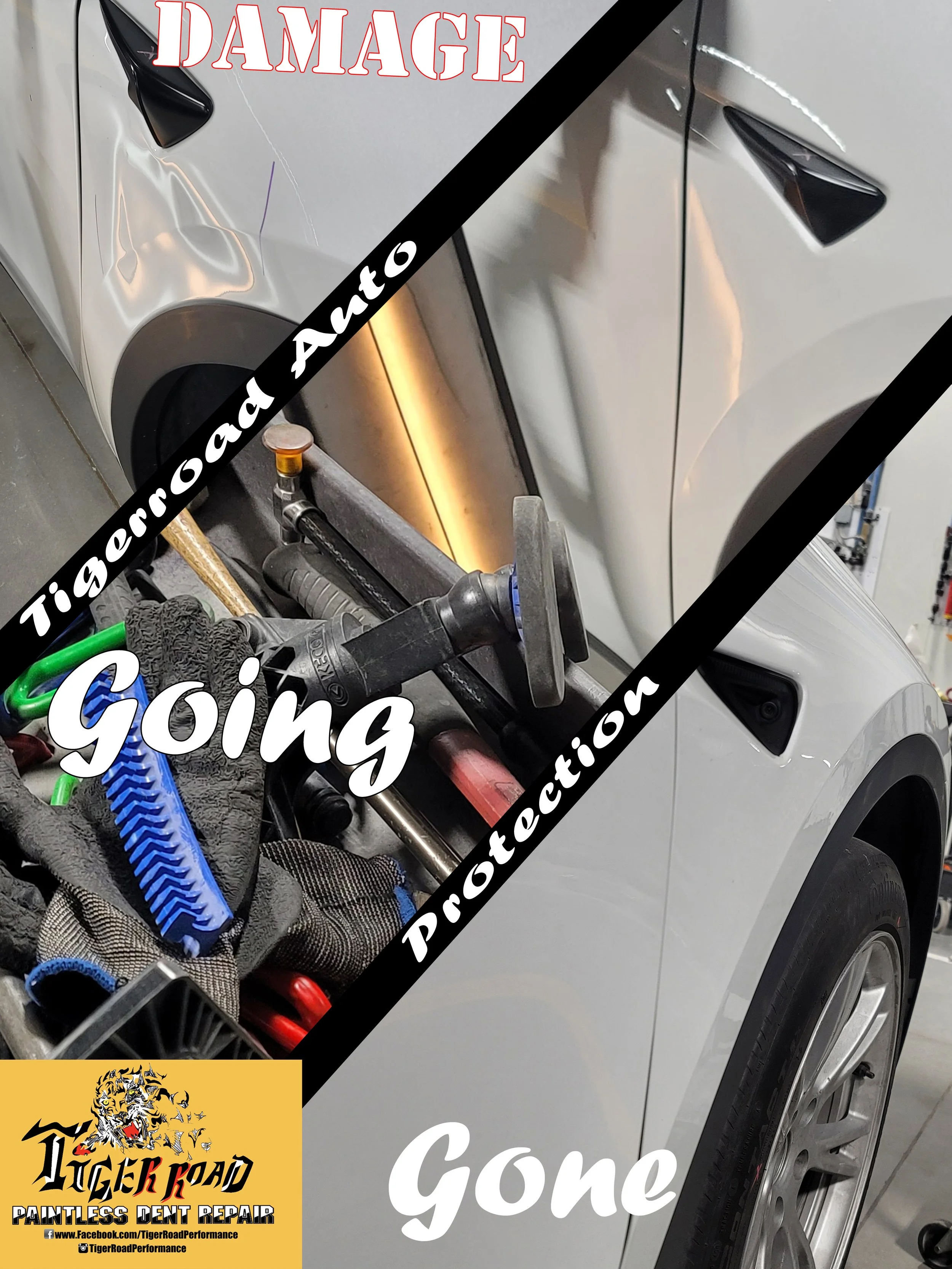 Tesla Large Fender Hit