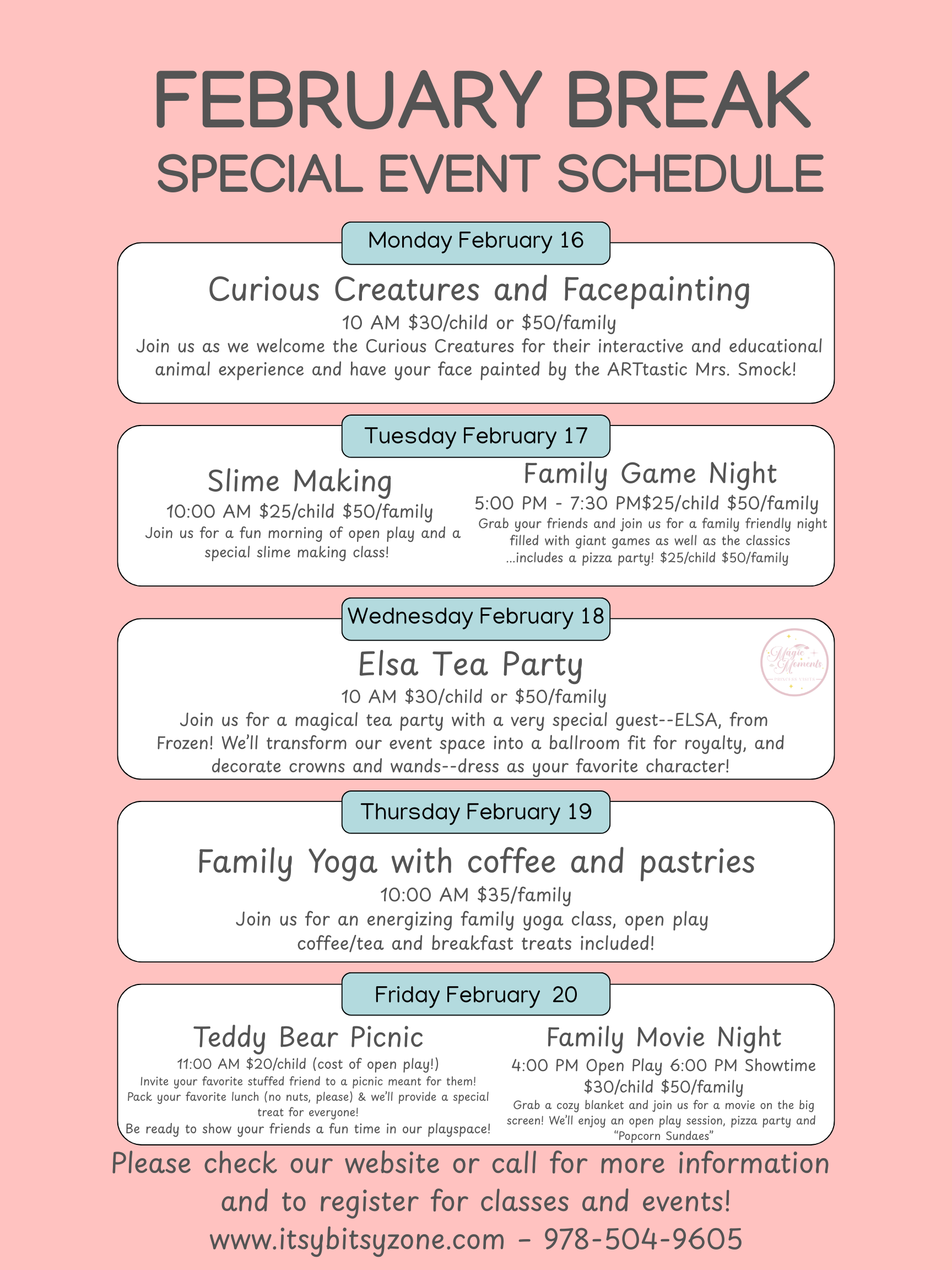MA February Break Events