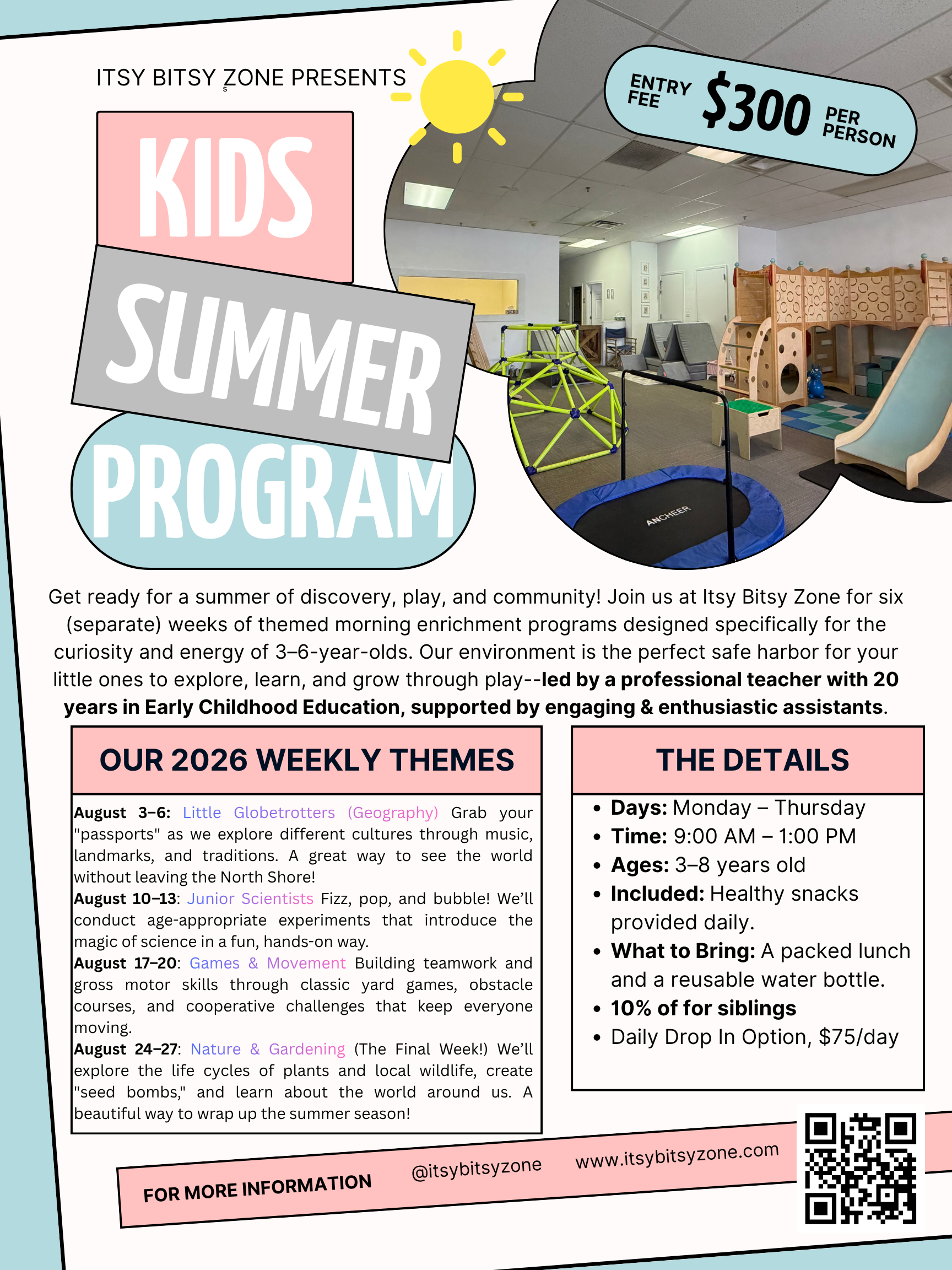 Summer Enrichment-Drop off program!