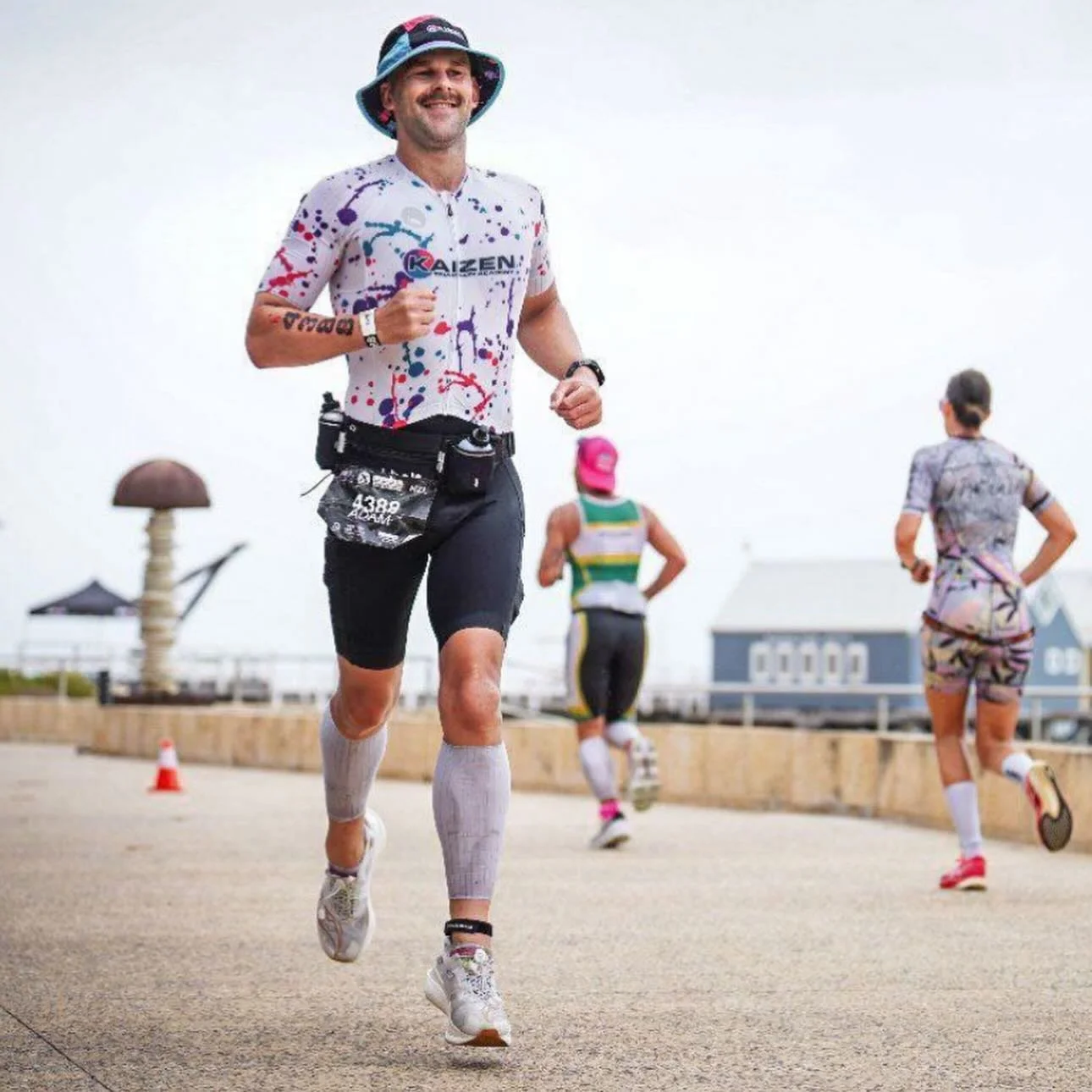 TESTIMONIAL: 
&lsquo;I started training with Kaizen with a goal of completing my first Ironman and maybe making a few friends along the way. Since then, with Macka I&rsquo;ve gone on to finish multiple Ironmans and countless triathlons, running event
