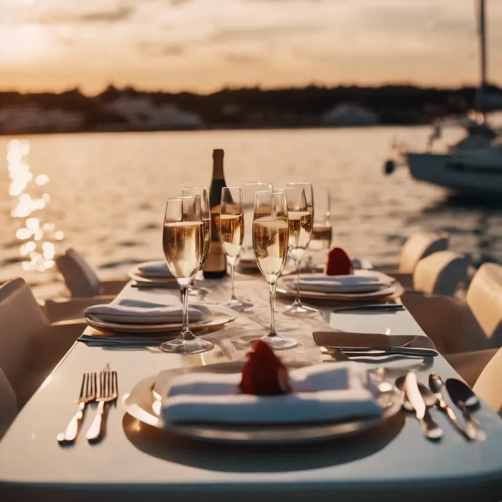 VVIP guests on a luxury yacht in Miami — elite event platform for the 2026 World Cup opener