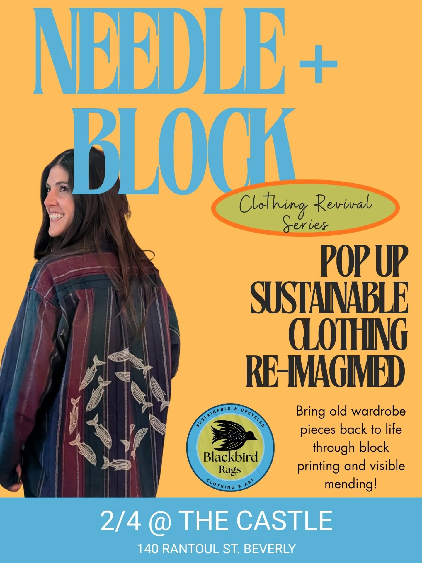 February 4th!  4-7!

This is the event I've been dreaming of! Kicking off an up-cycle your wardrobe series with the first event taking place at @thecastlebeverly! 

Dig through your closet for those former favorite pieces that just aren't doing it fo