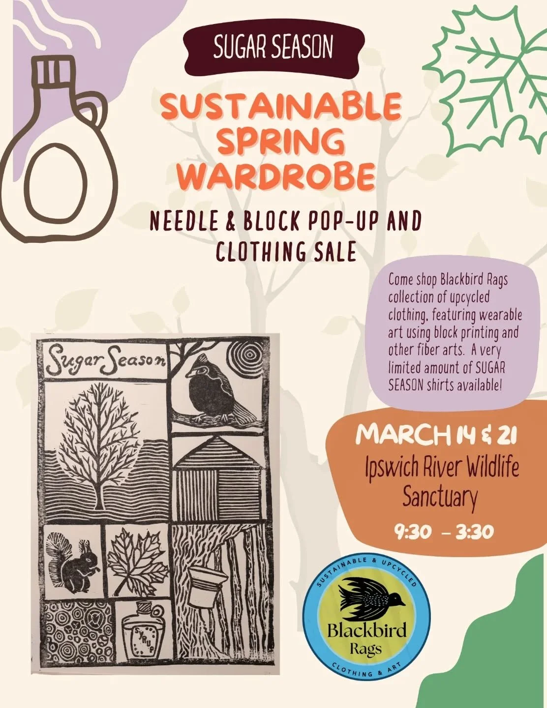 Looking forward to this event! Space is limited! Sign up for a sugaring tour or come early (or late) and take a hike, but the parking lot is going to fill up fast!