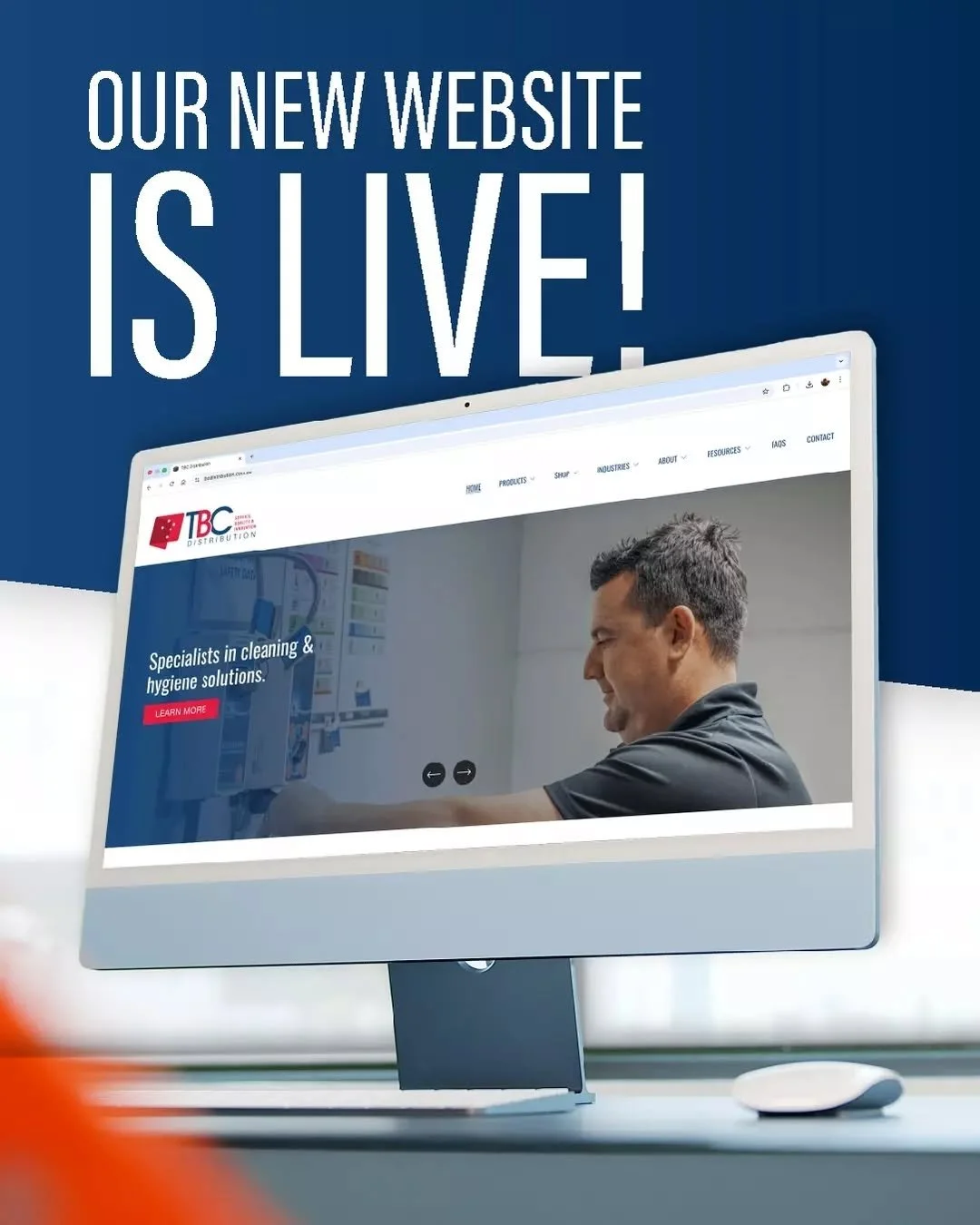 The new TBC Website is officially up and running and we couldn&rsquo;t be more excited to share it with you!

After months of hard work we&rsquo;ve completely reimagined our online experience so you can find the cleaning, hygiene, and workplace suppl