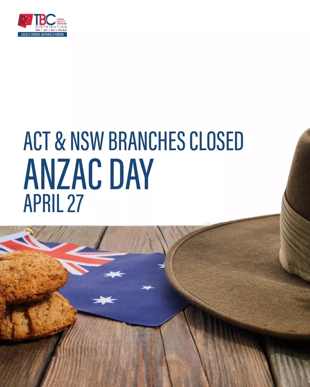 This ANZAC Day, we take time to reflect and remember.
Please check our adjusted trading hours in NSW and ACT branches for the public holiday. They will be closed April 27th so place orders early to avoid delays.

Need assistance? We&rsquo;re just a c